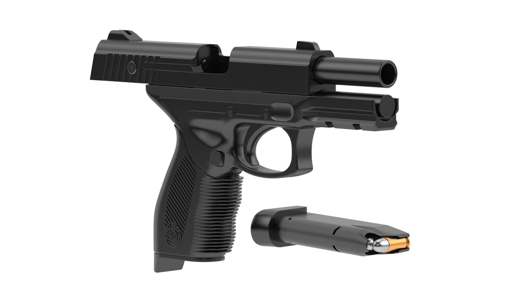 Taurus PT 247 3D model_4