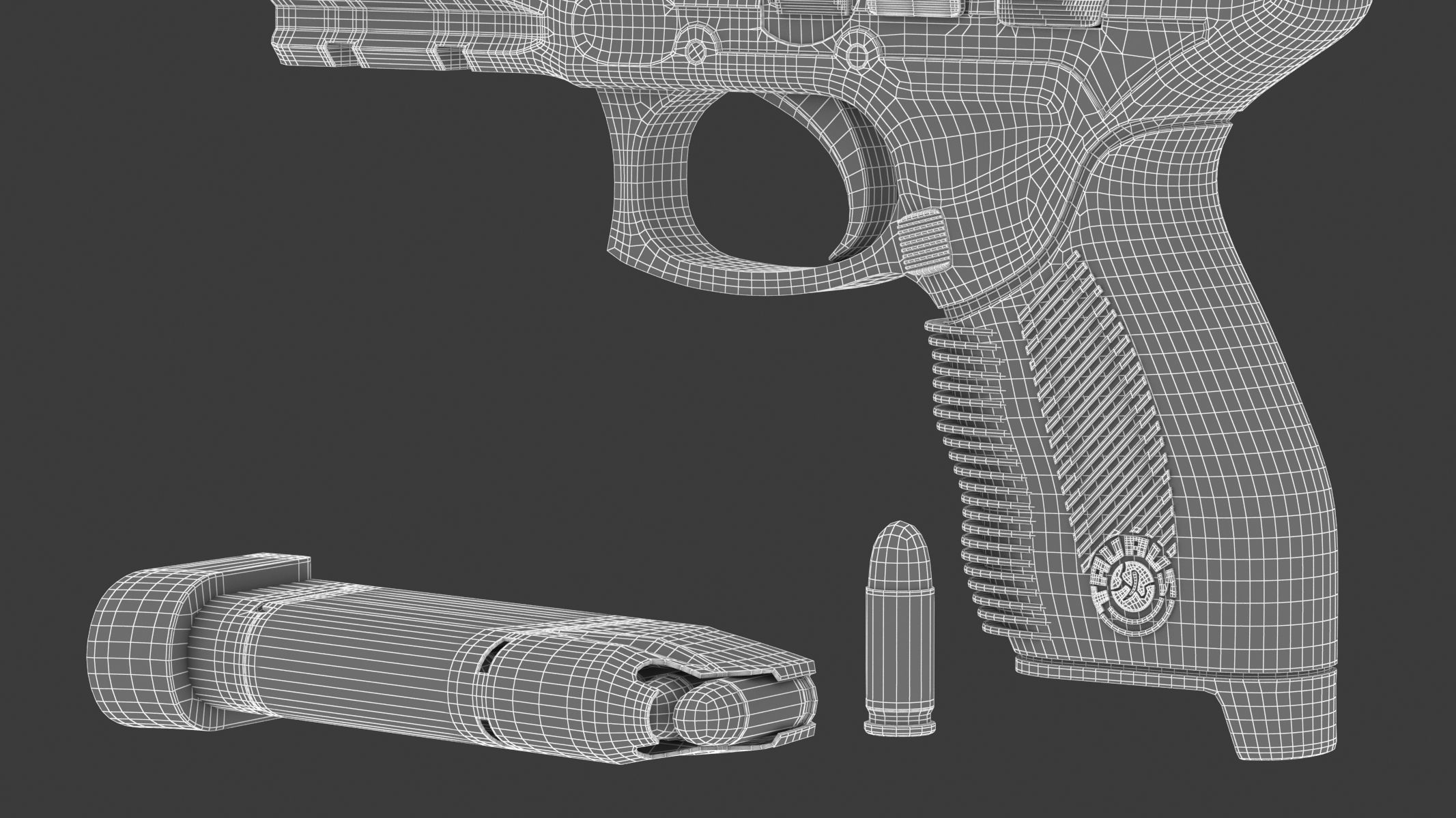 Taurus PT 247 3D model_29