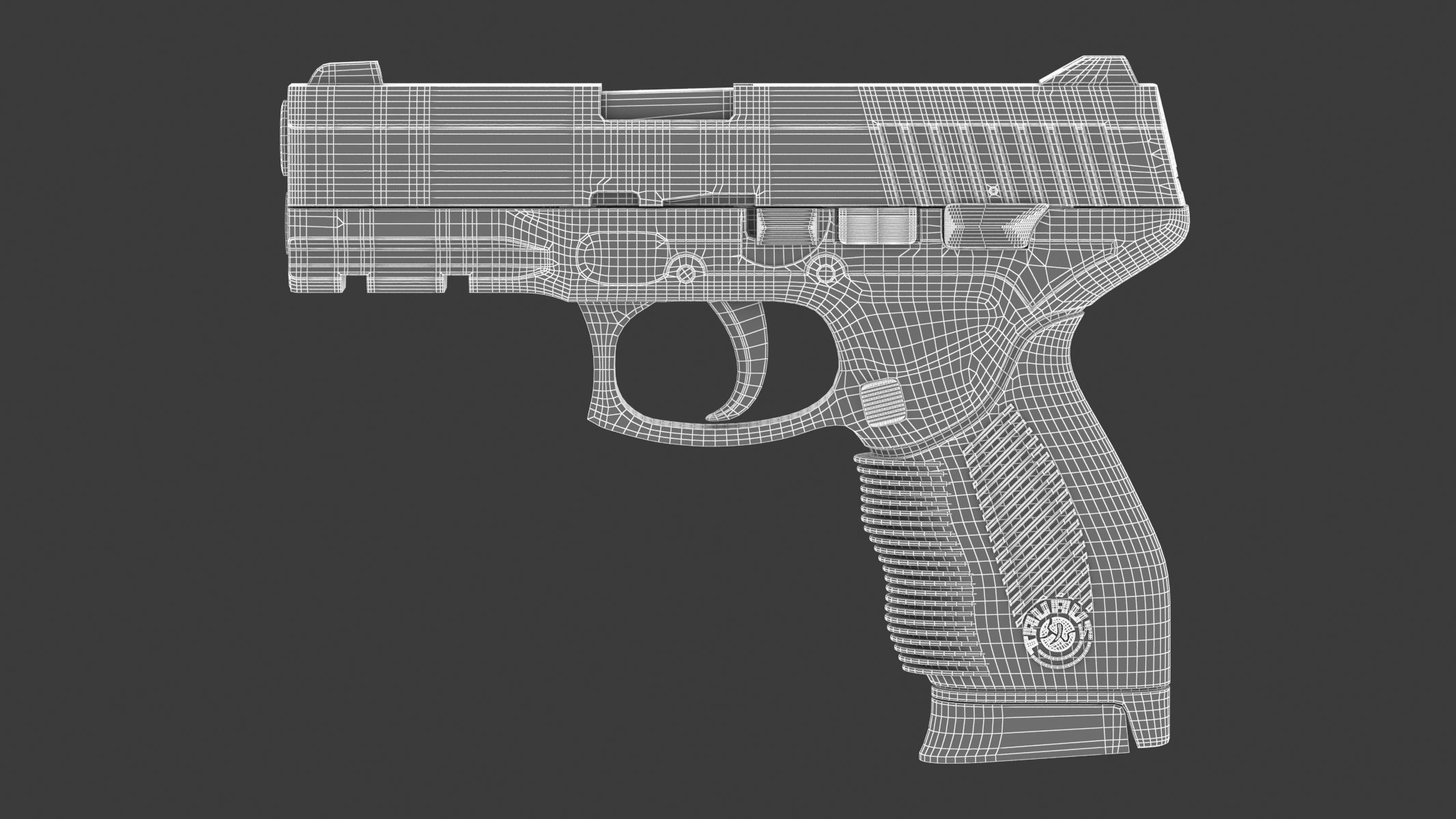 Taurus PT 247 3D model_17