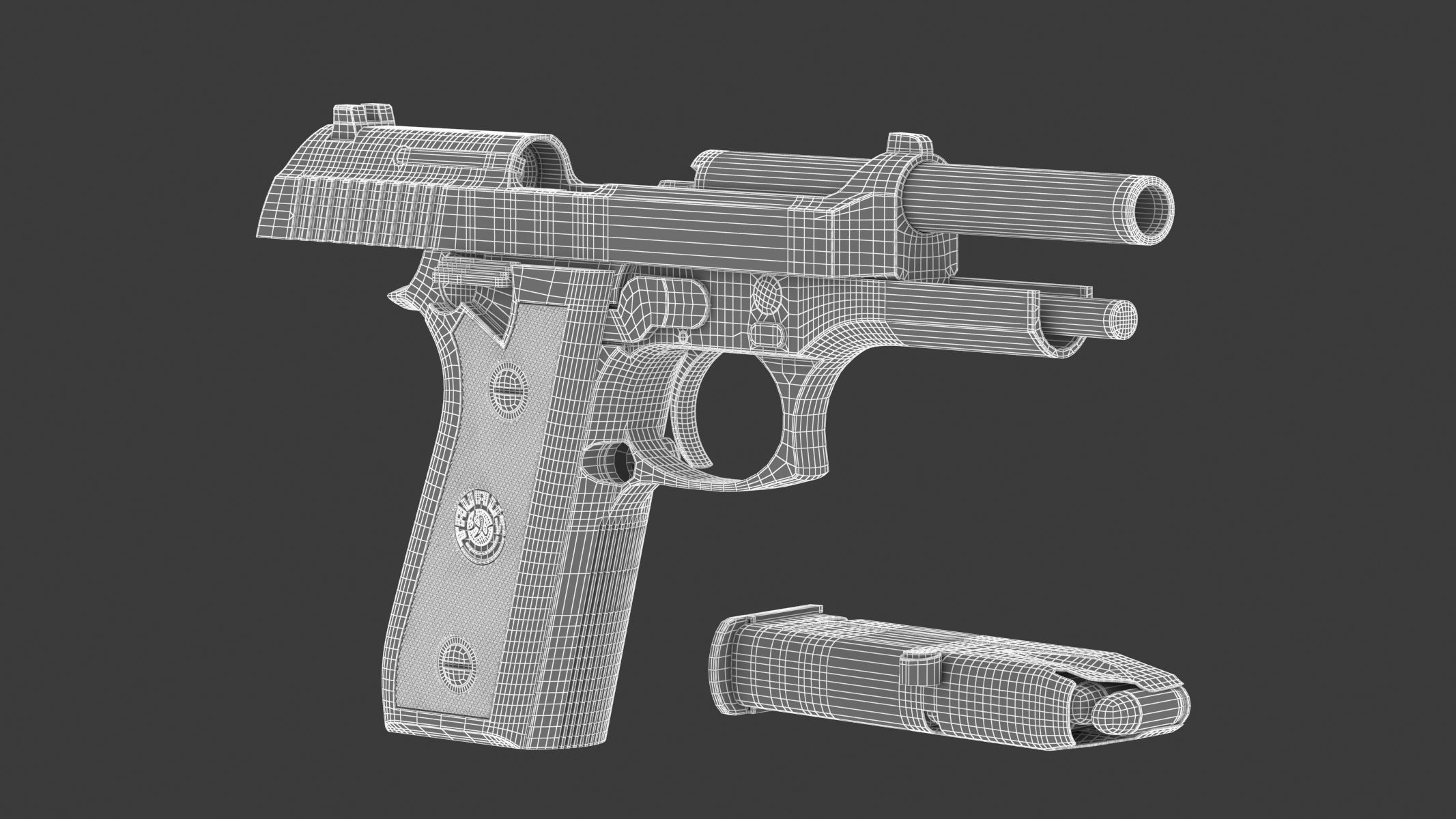 Taurus PT92 3D model_19