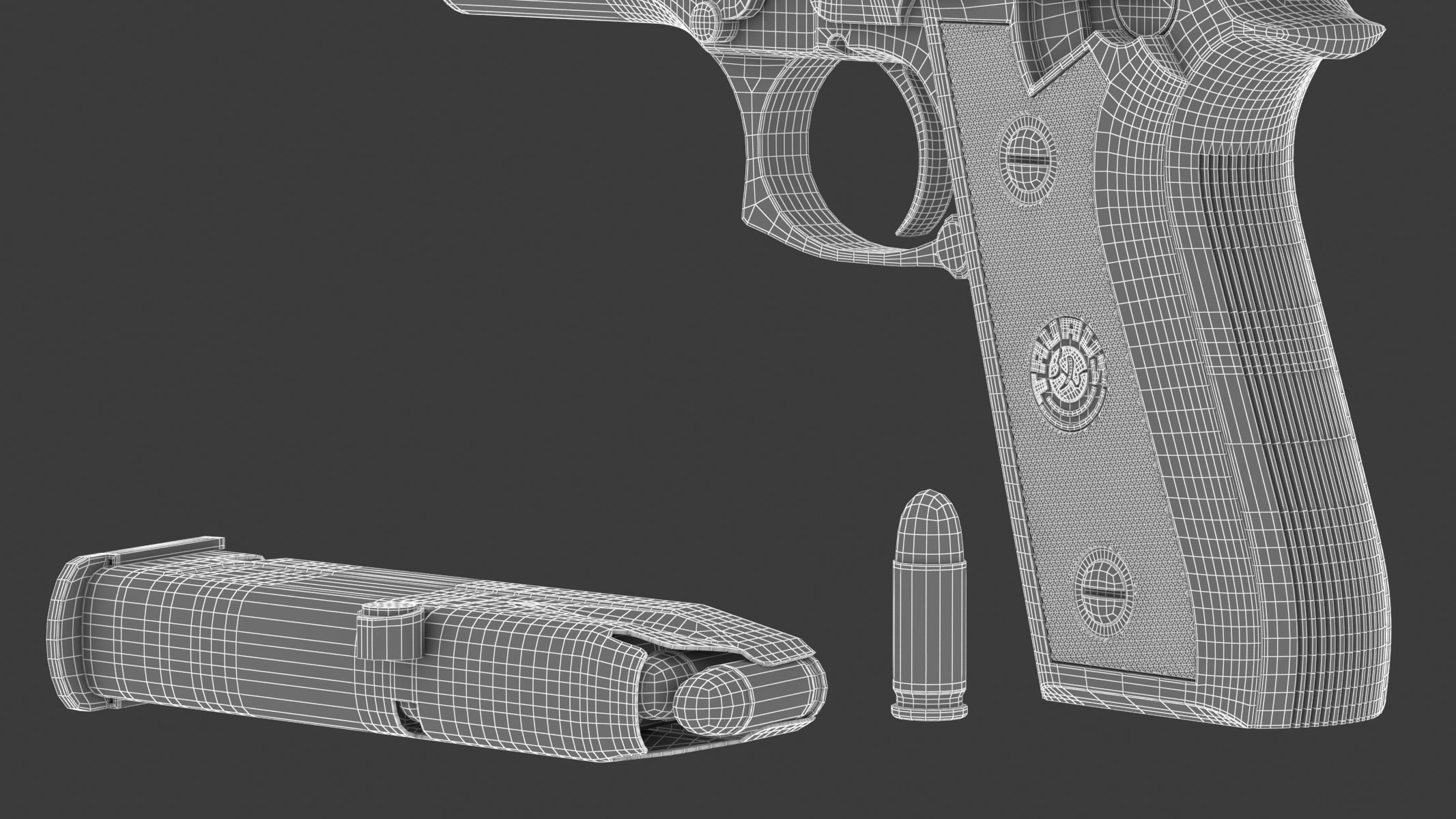 Taurus PT92 3D model_29