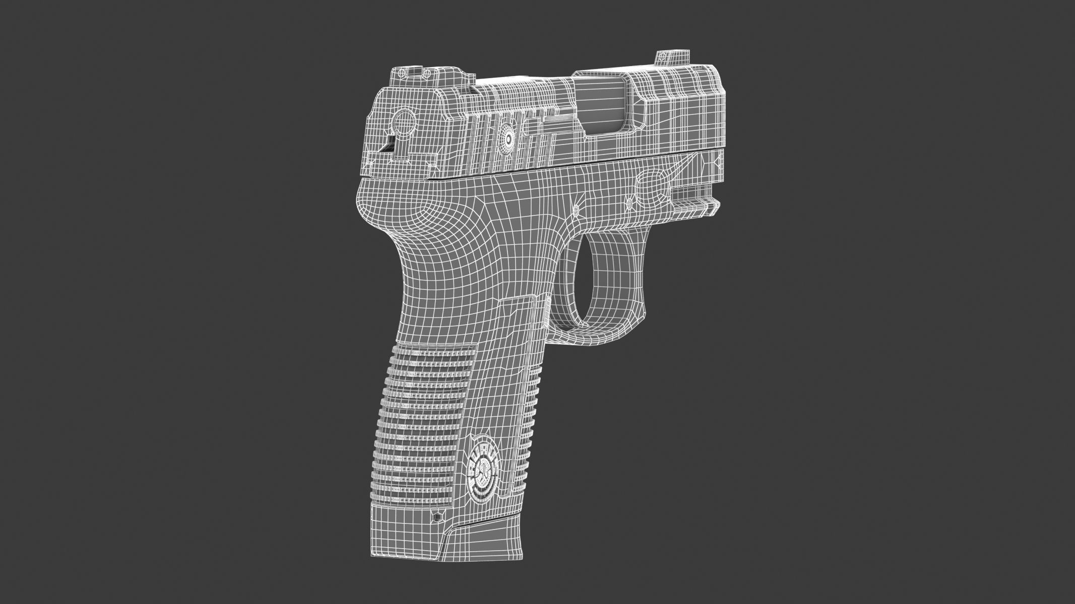 Taurus PT145 3D model_16
