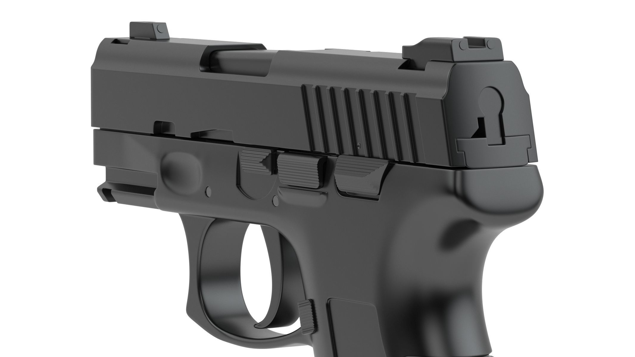 Taurus PT145 3D model_7