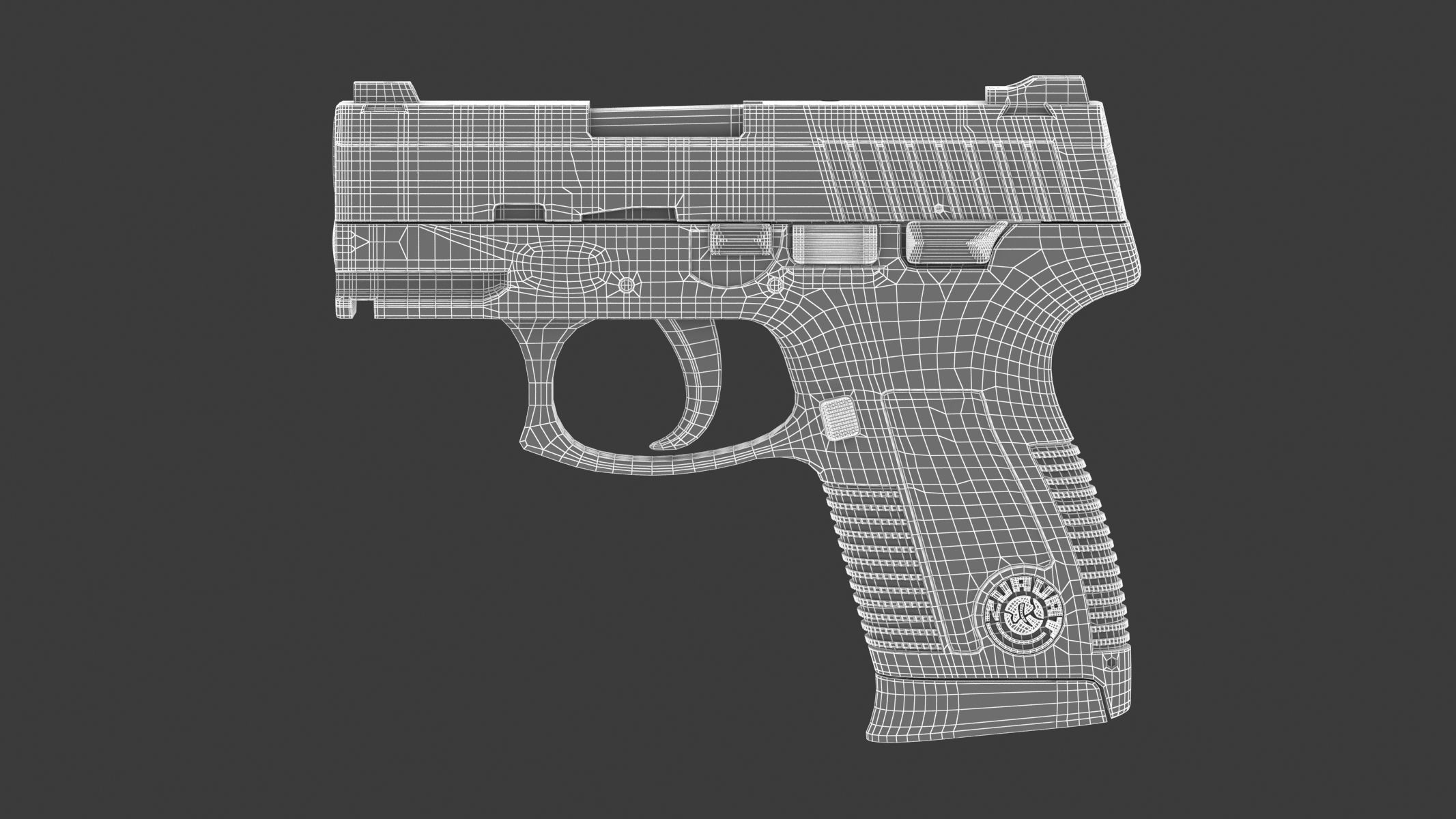Taurus PT145 3D model_18