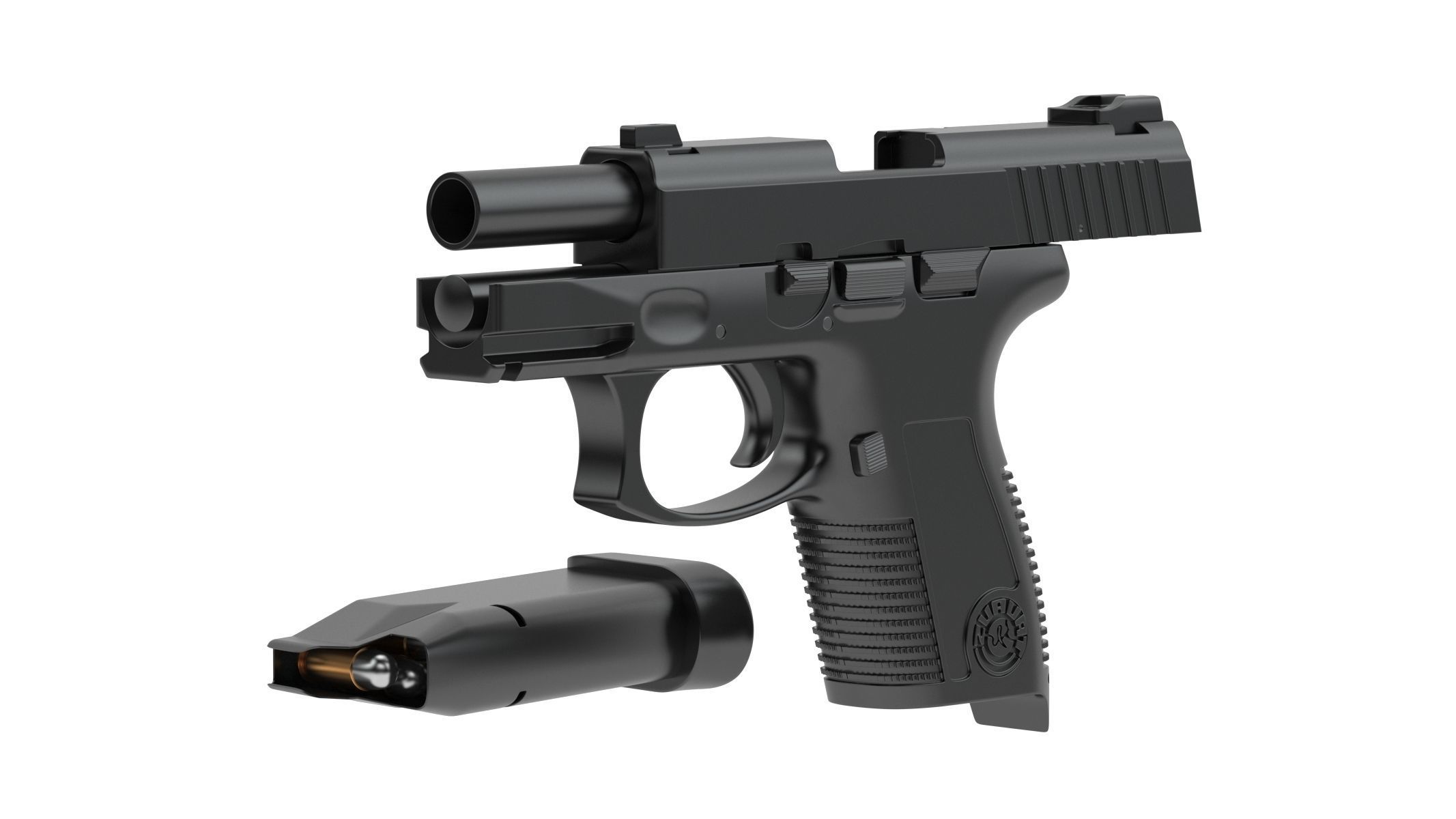 Taurus PT145 3D model_4