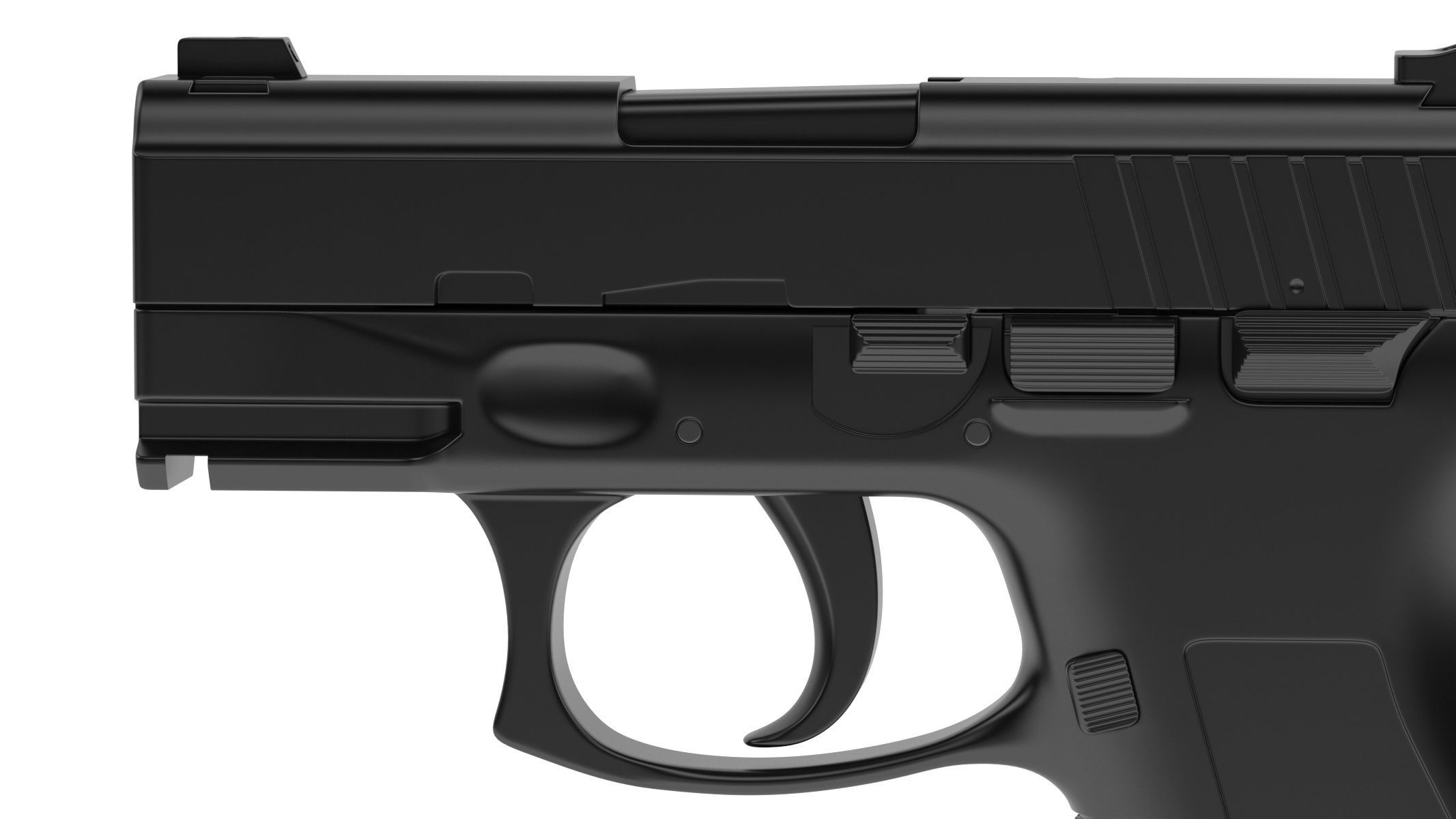 Taurus PT145 3D model_8