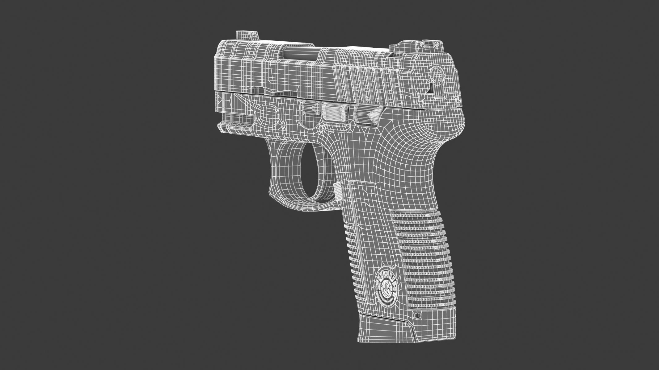 Taurus PT145 3D model_17