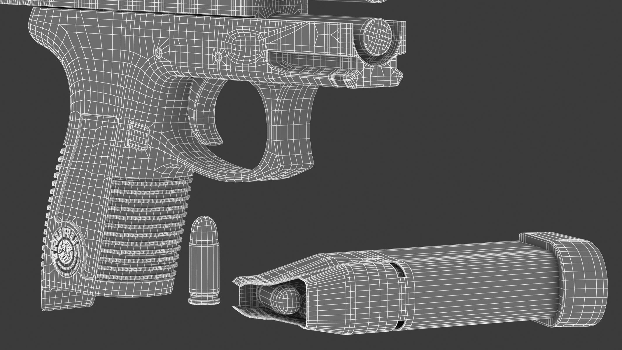 Taurus PT145 3D model_29