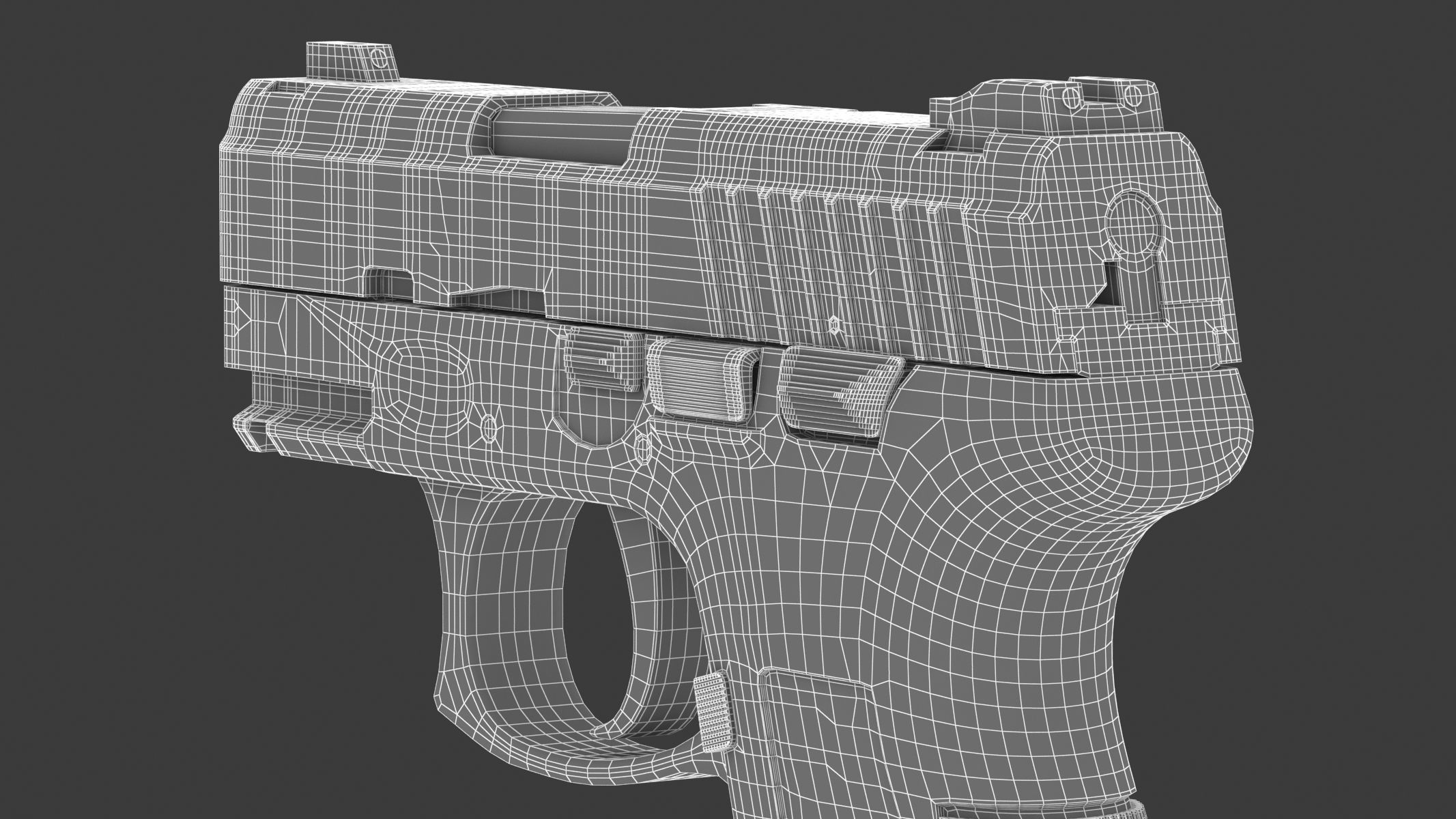Taurus PT145 3D model_22
