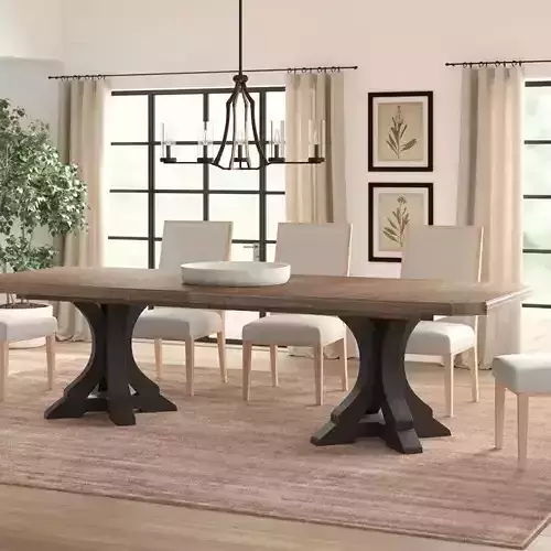 Corsica Diner Medieval Table 3D model
