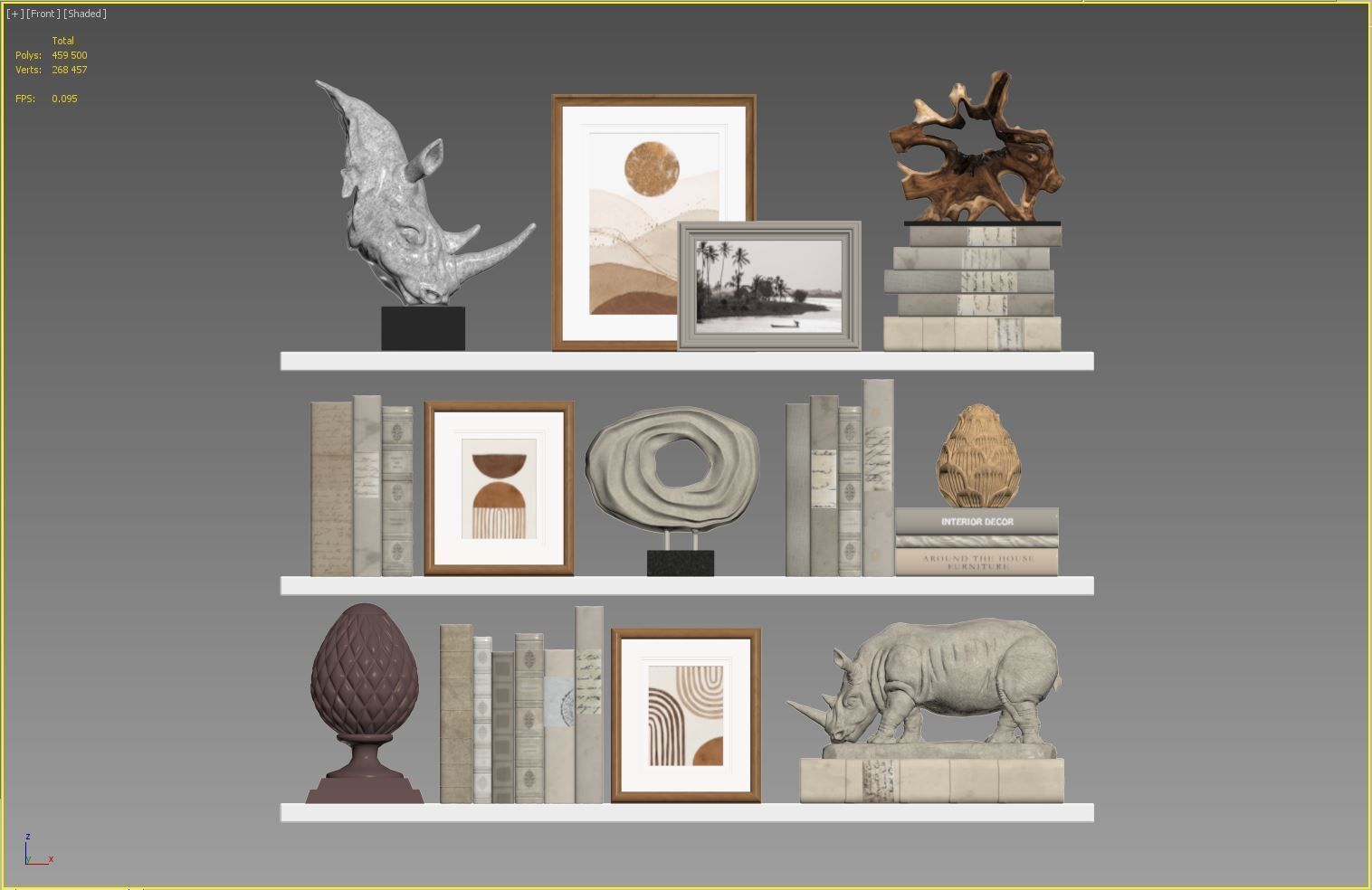 Decor Set 130 3D model_5