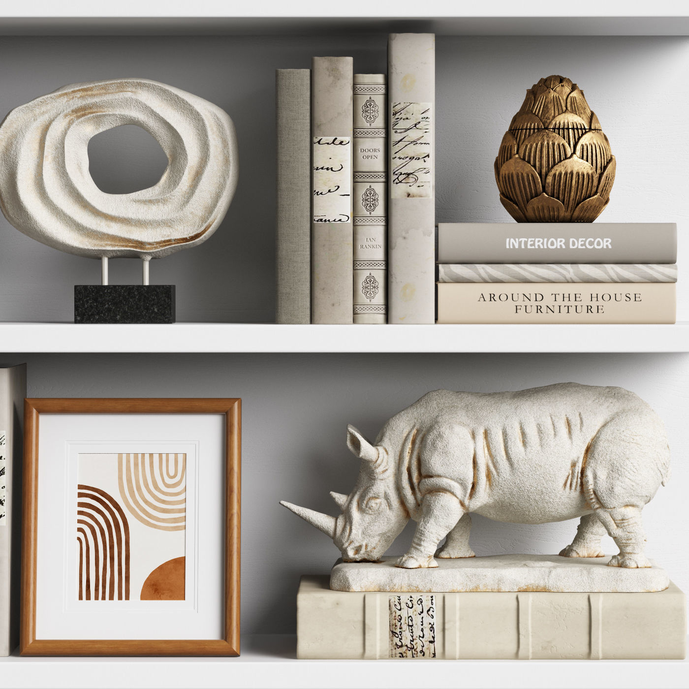 Decor Set 130 3D model_3