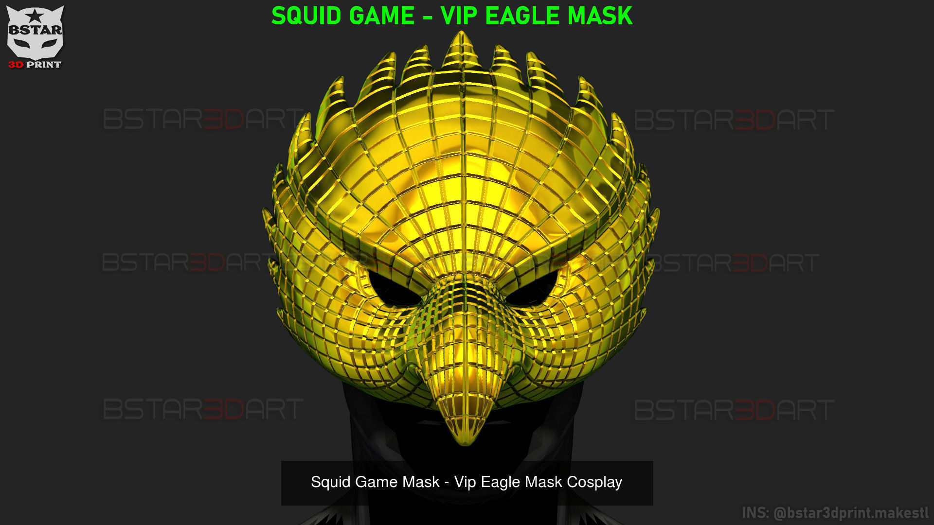 All Masks in Squid Game Movie 3D Model Collection_8