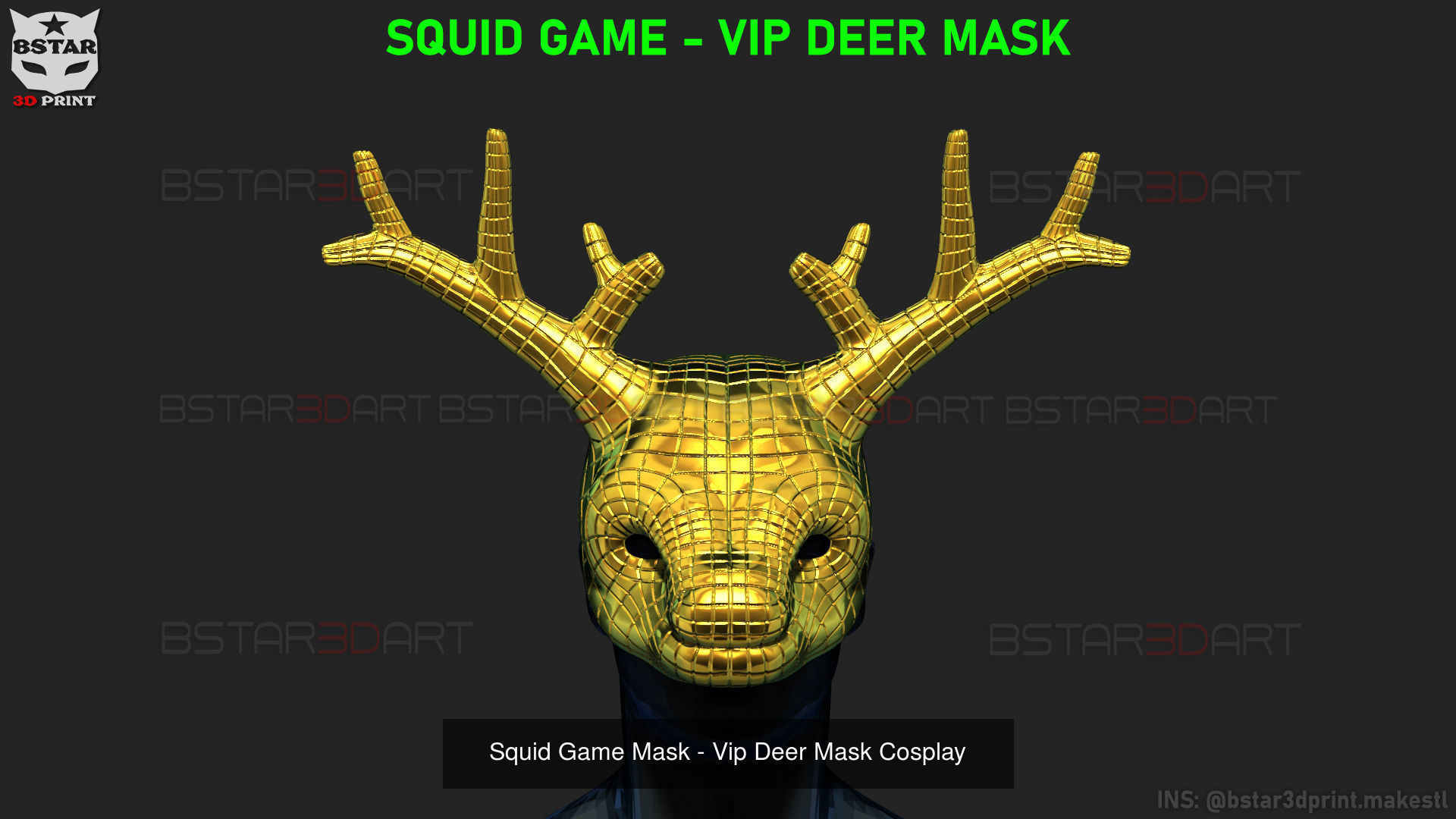 All Masks in Squid Game Movie 3D Model Collection_10