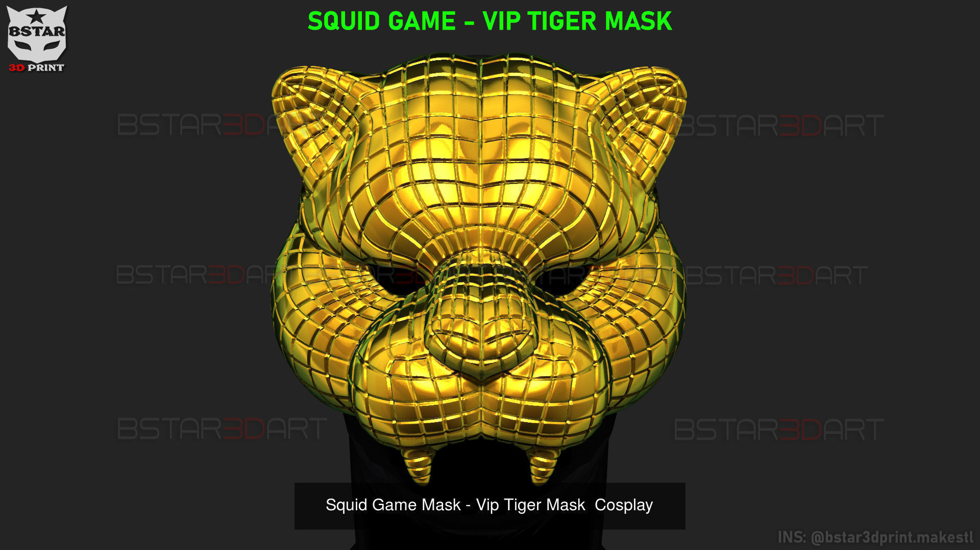 All Masks in Squid Game Movie 3D Model Collection_5