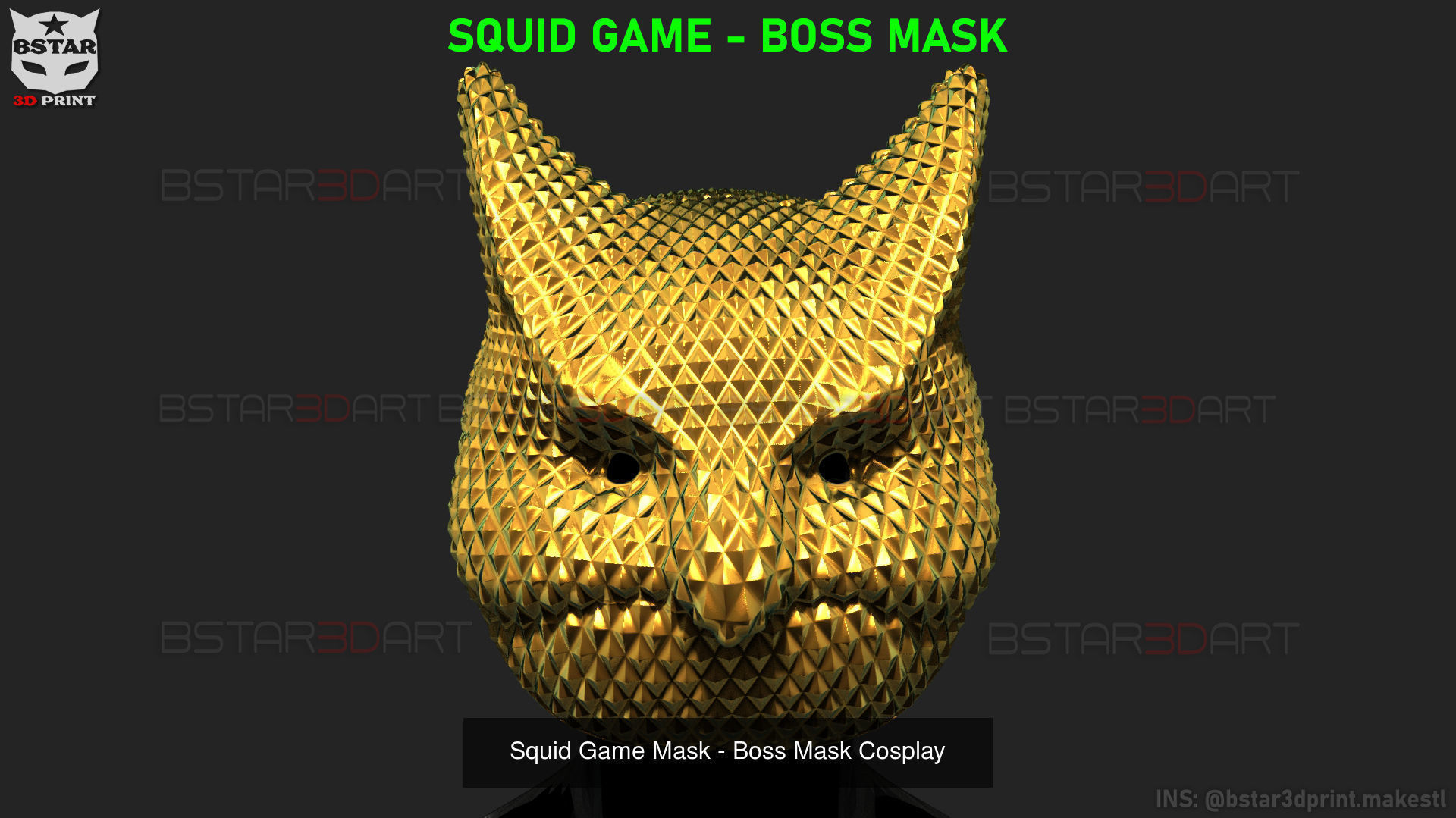 All Masks in Squid Game Movie 3D Model Collection_6