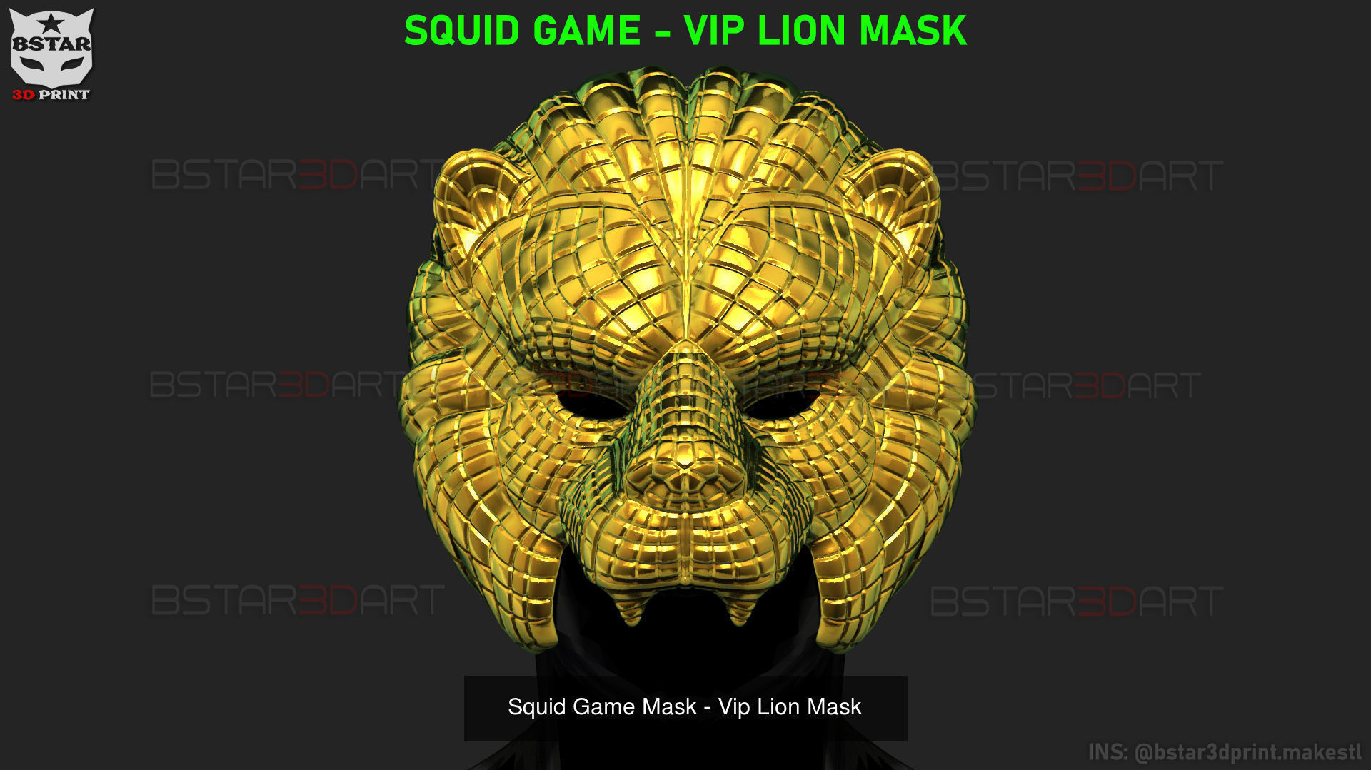 All Masks in Squid Game Movie 3D Model Collection_4