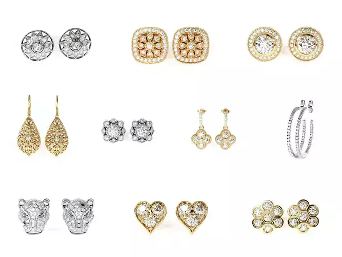 10 beautiful earring Collection  