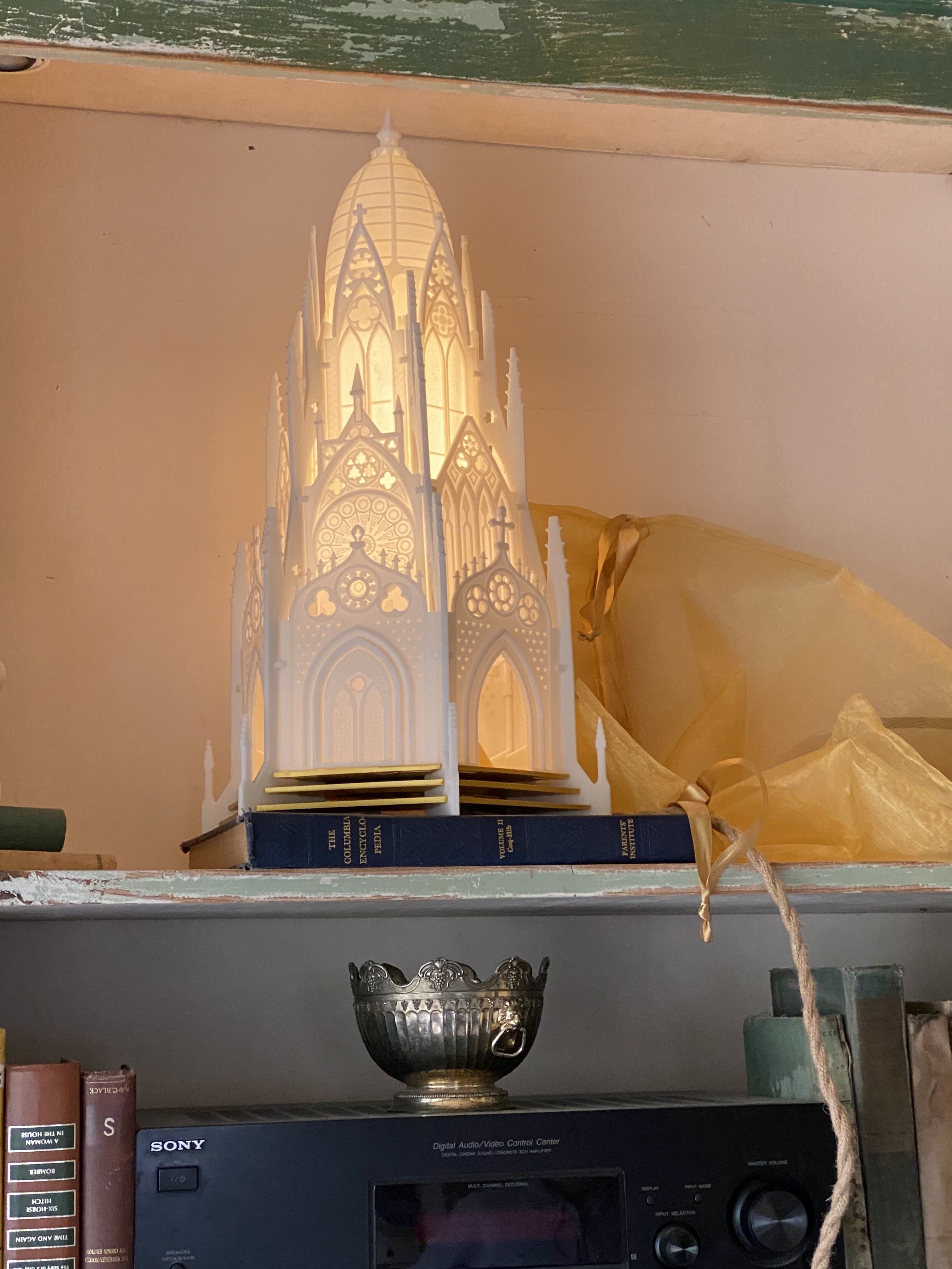 Mikes Cathedral Lamp 3D print model_1