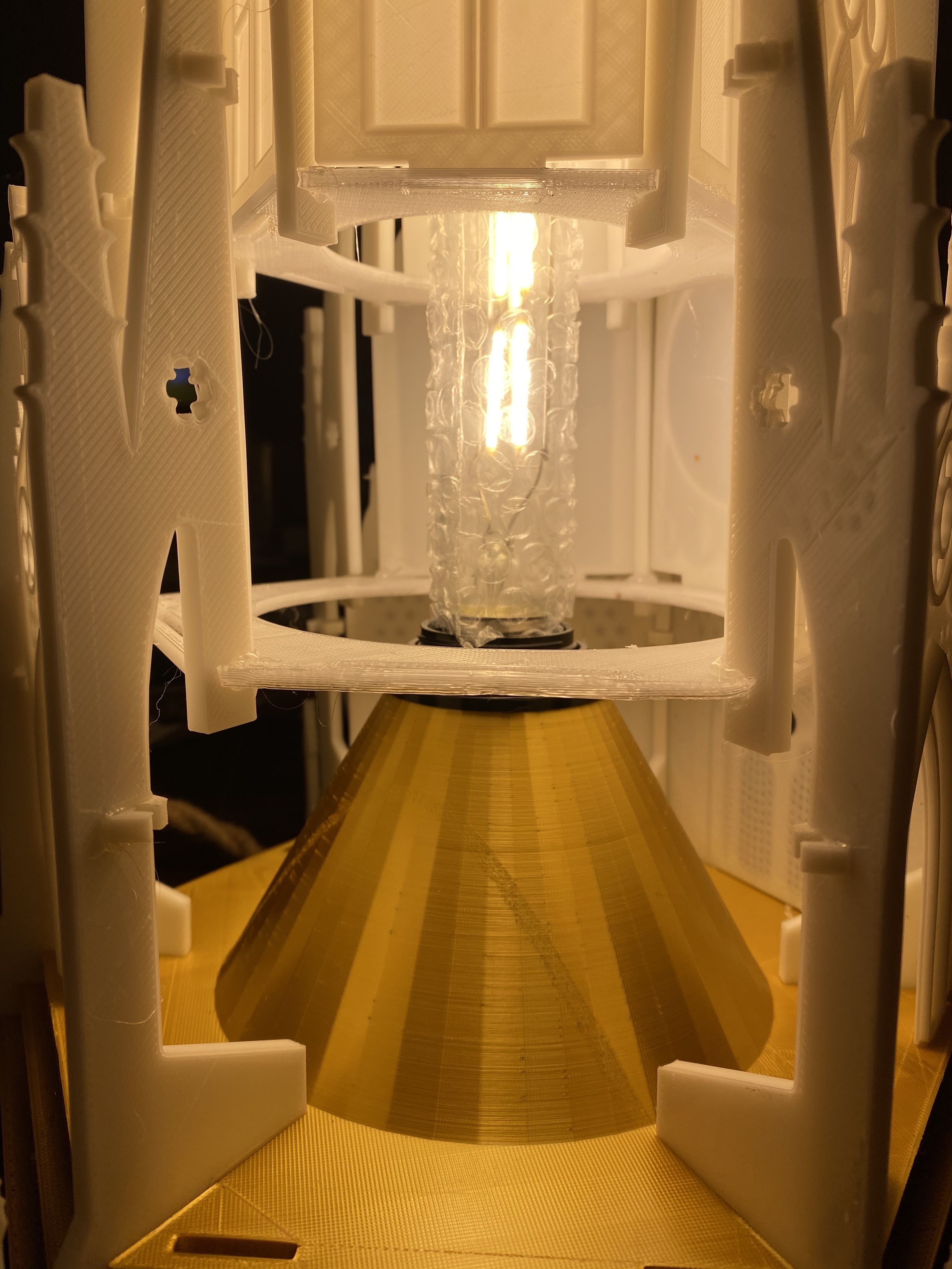 Mikes Cathedral Lamp 3D print model_2