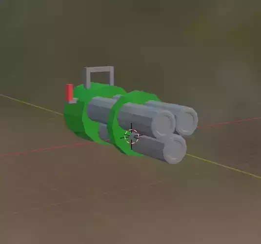 Mini-gun grenade launcher