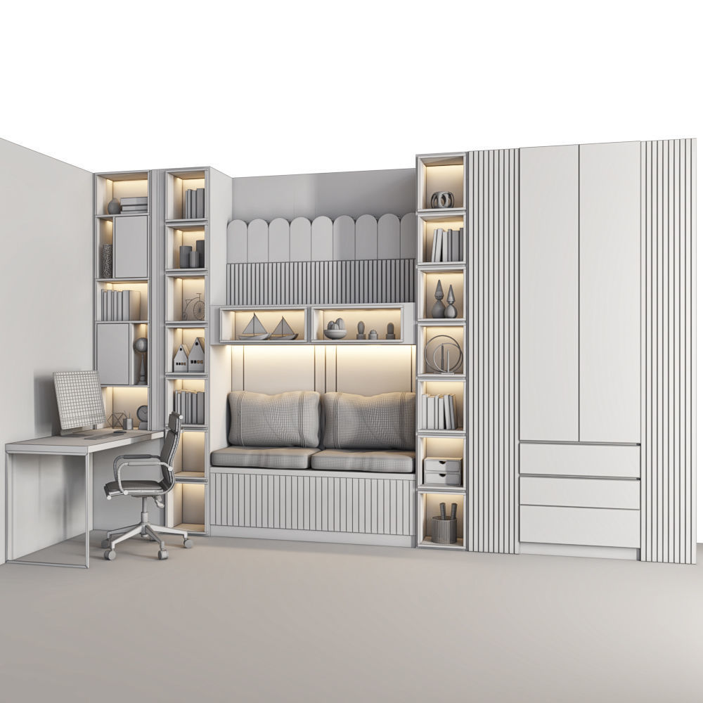 wardrobe 106 3D model_3