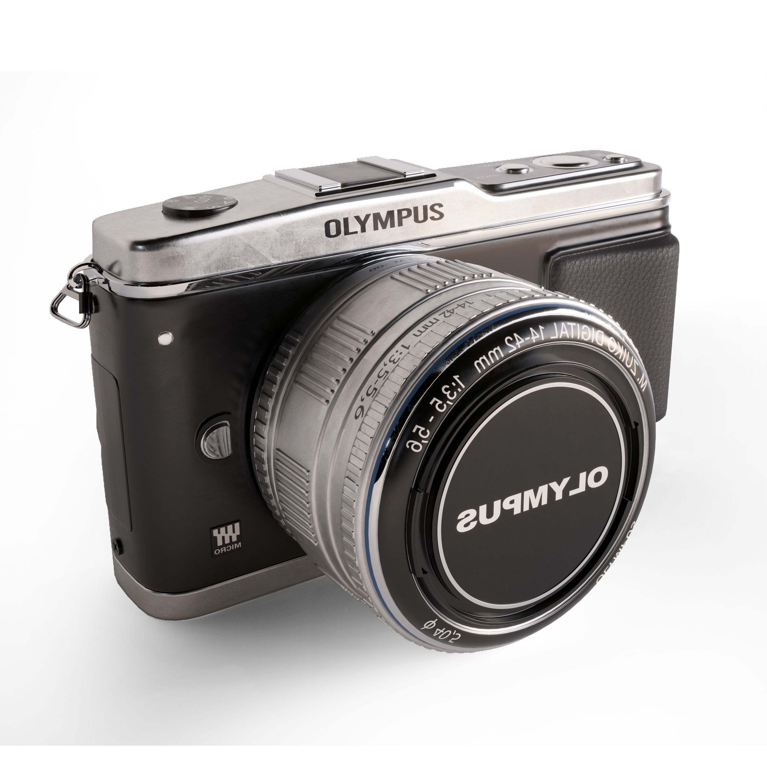 Camera Olympus 3D model_1