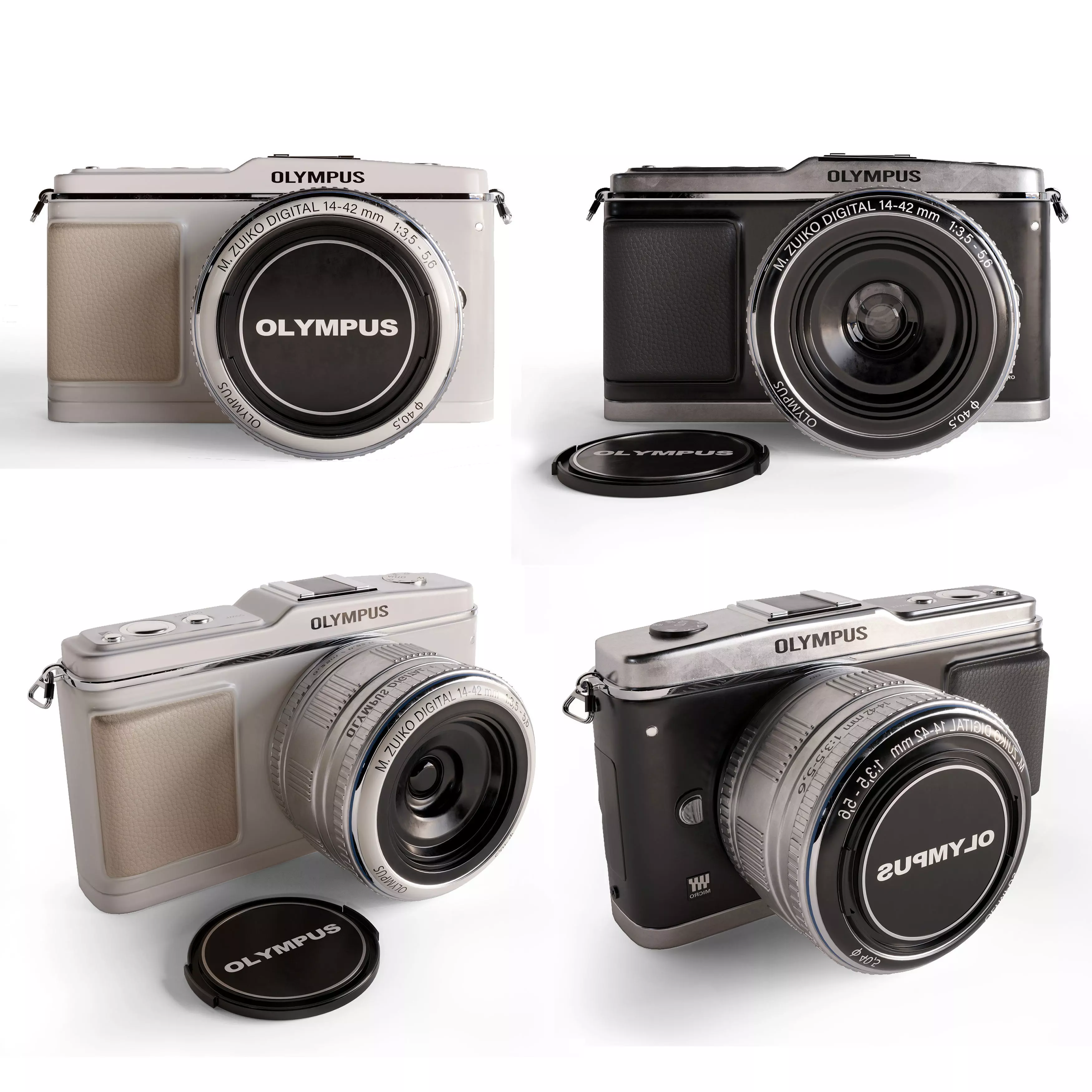 Camera Olympus 3D model_0