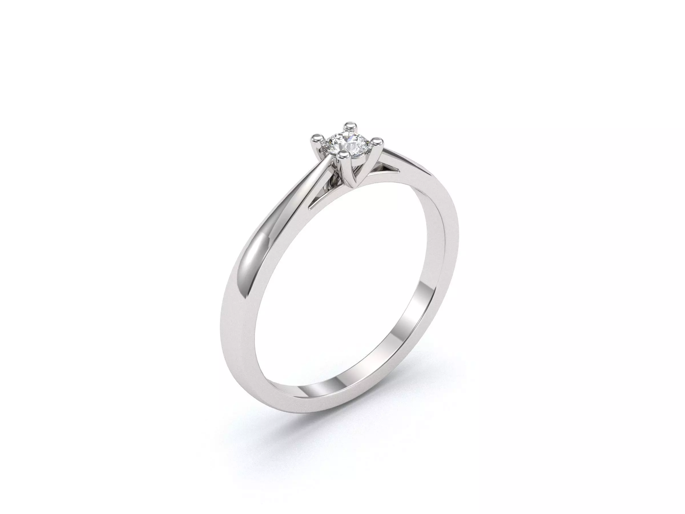 Engagement ring Free 3D print model