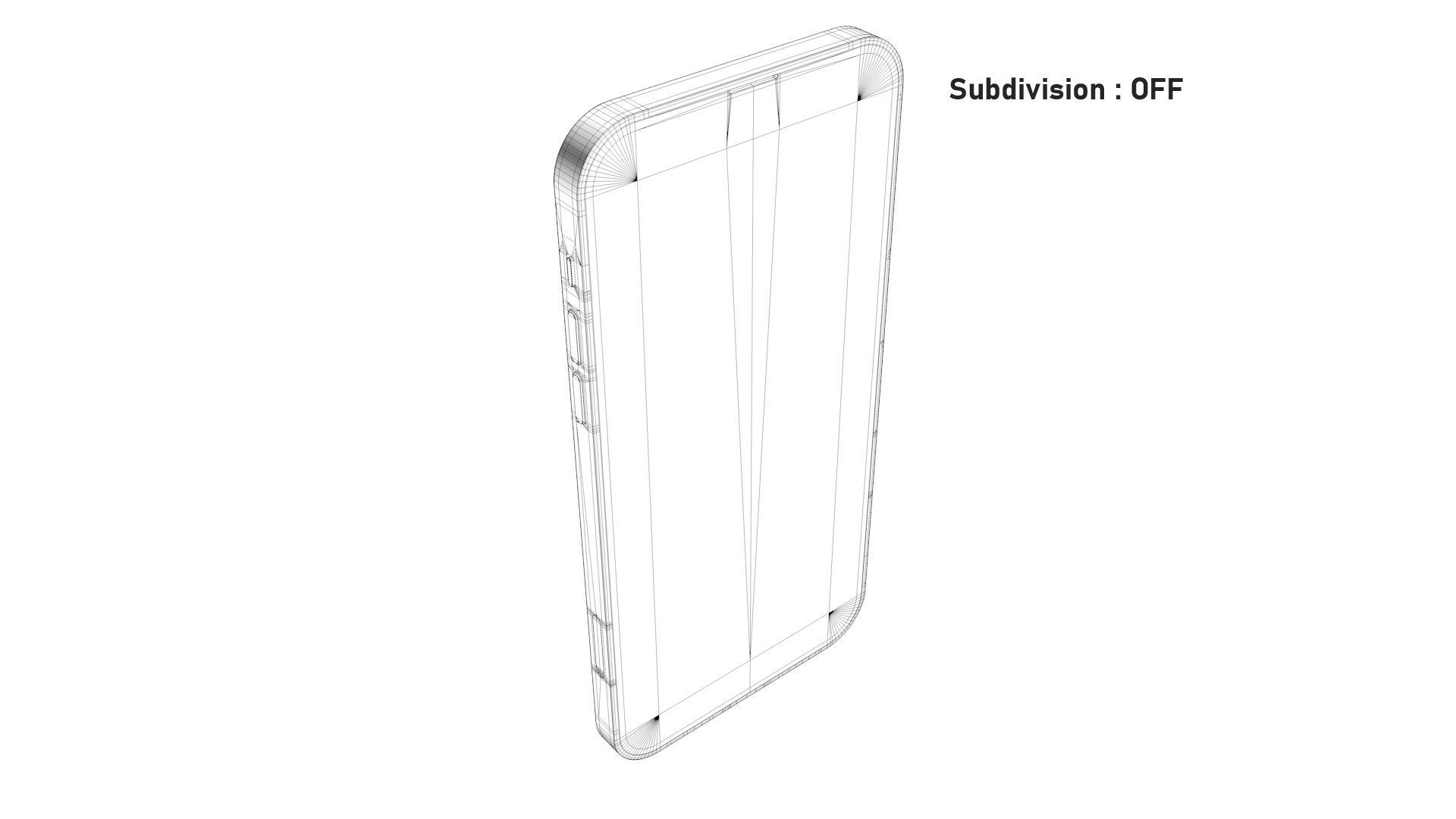 Apple iPhone 13 Blue Pro Scene Low-poly 3D model_22