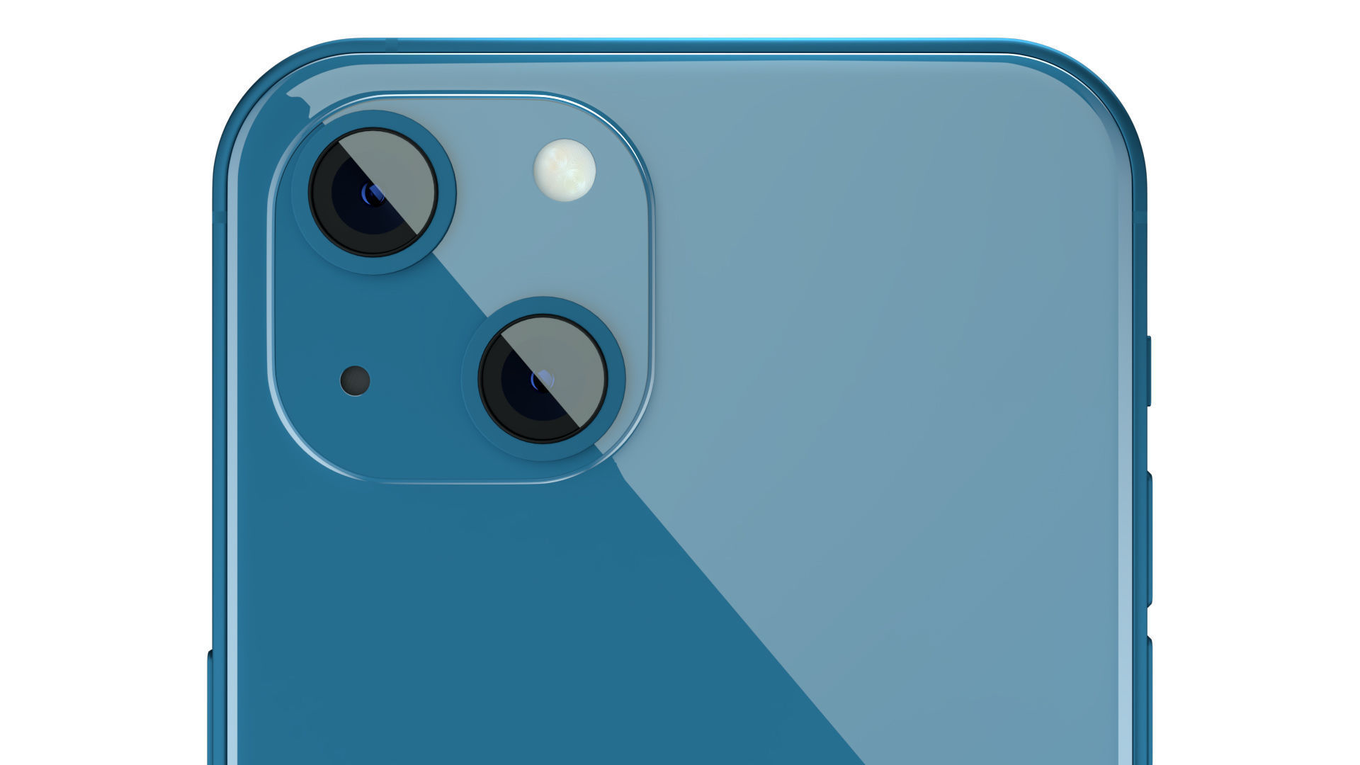 Apple iPhone 13 Blue Pro Scene Low-poly 3D model_13