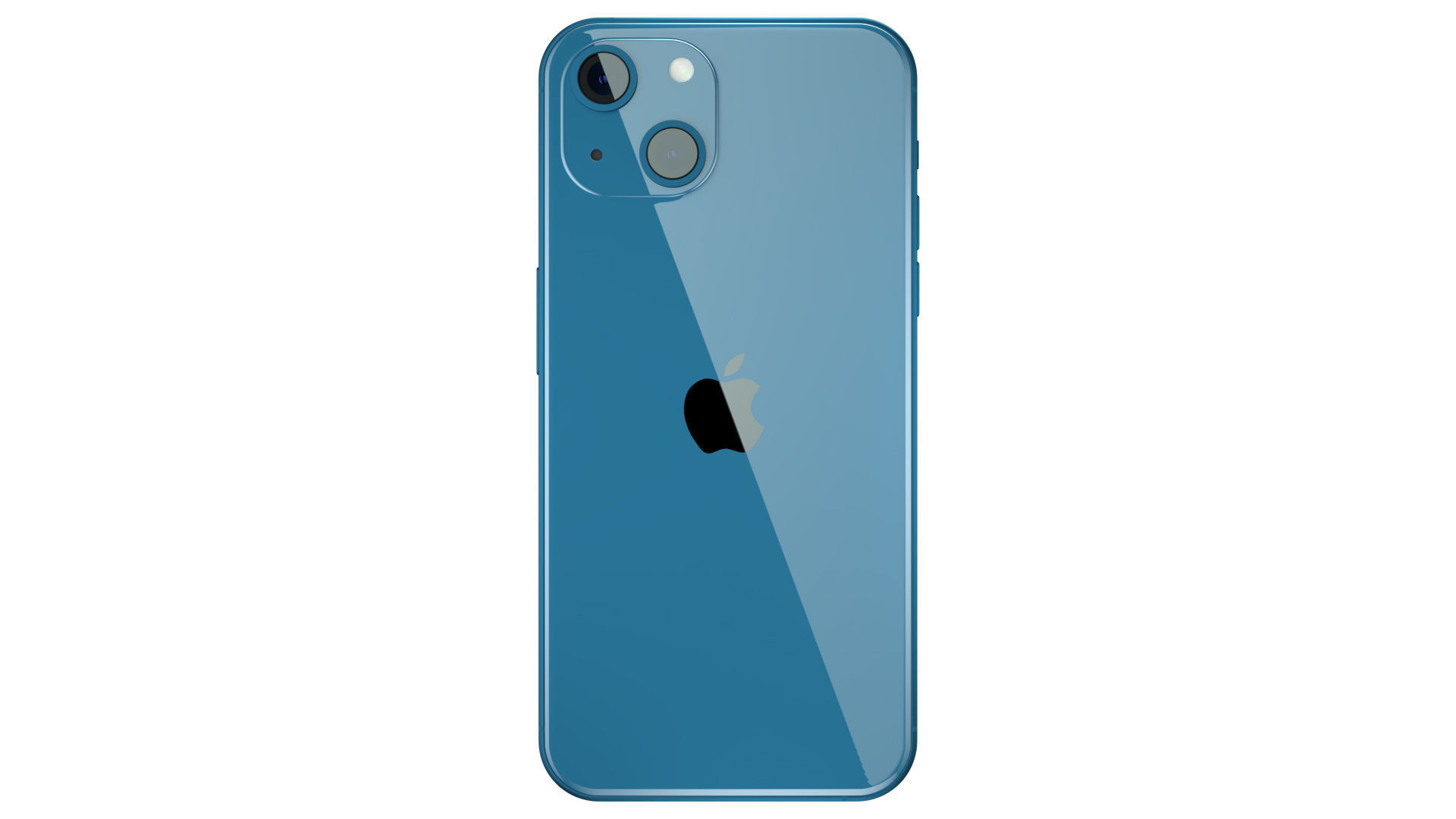 Apple iPhone 13 Blue Pro Scene Low-poly 3D model_9