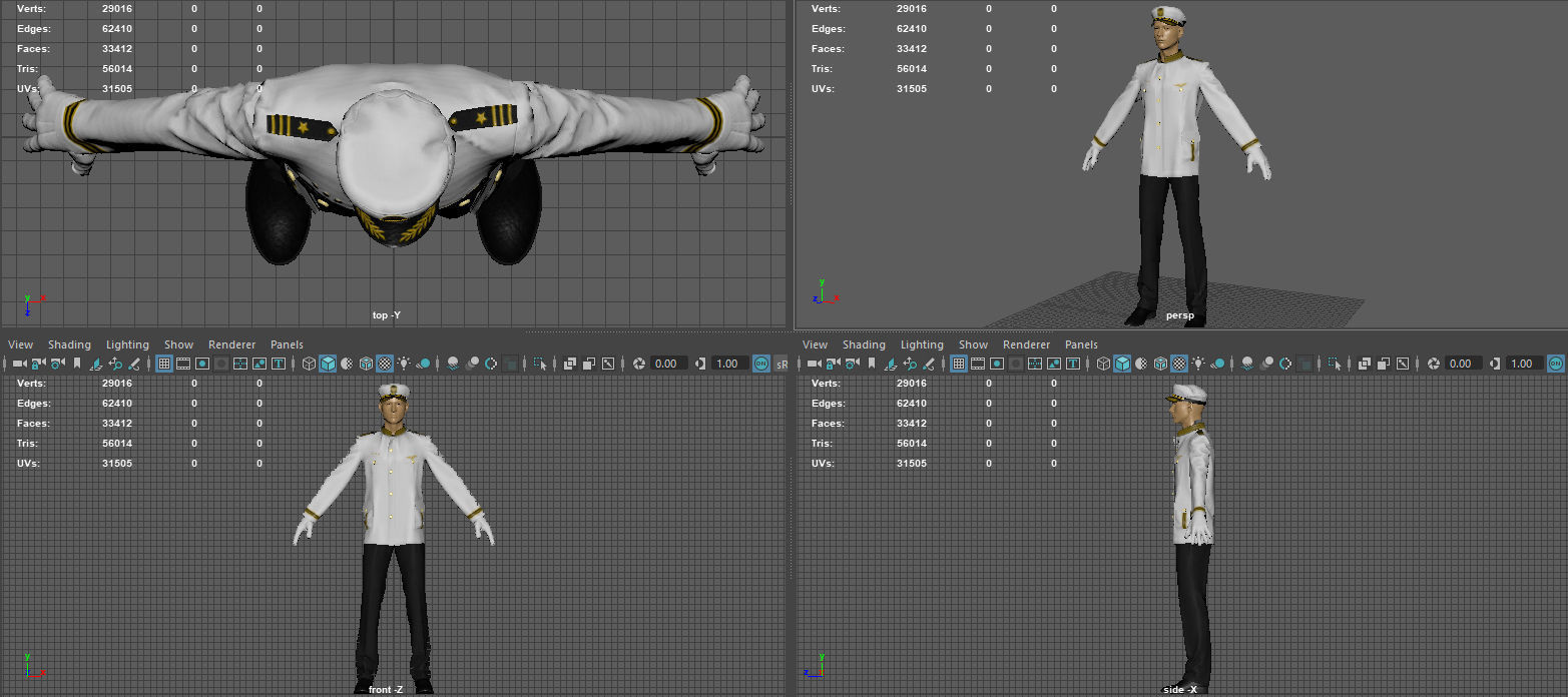 OFFICER MARINE 3D model_10