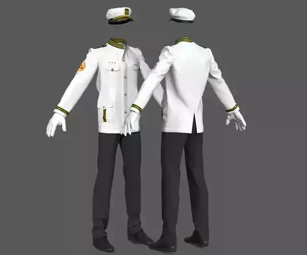 OFFICER MARINE 3D model