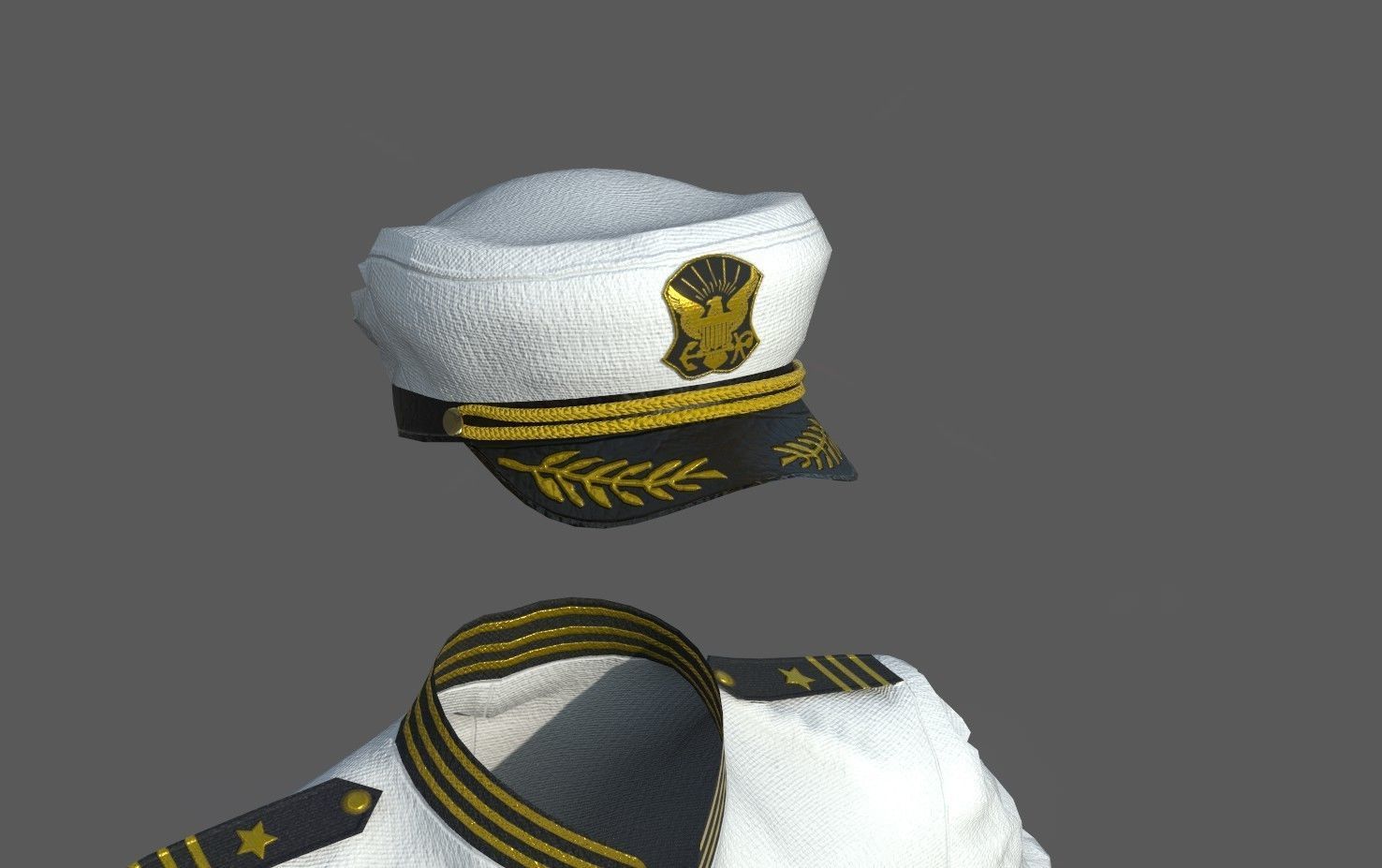 OFFICER MARINE 3D model_4