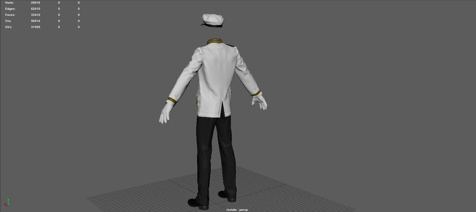 OFFICER MARINE 3D model_9