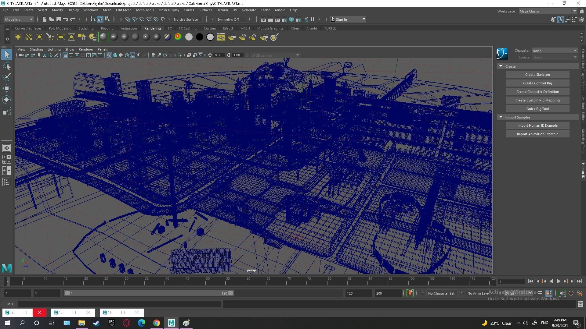 High Poly Belihoma City 3D model_5