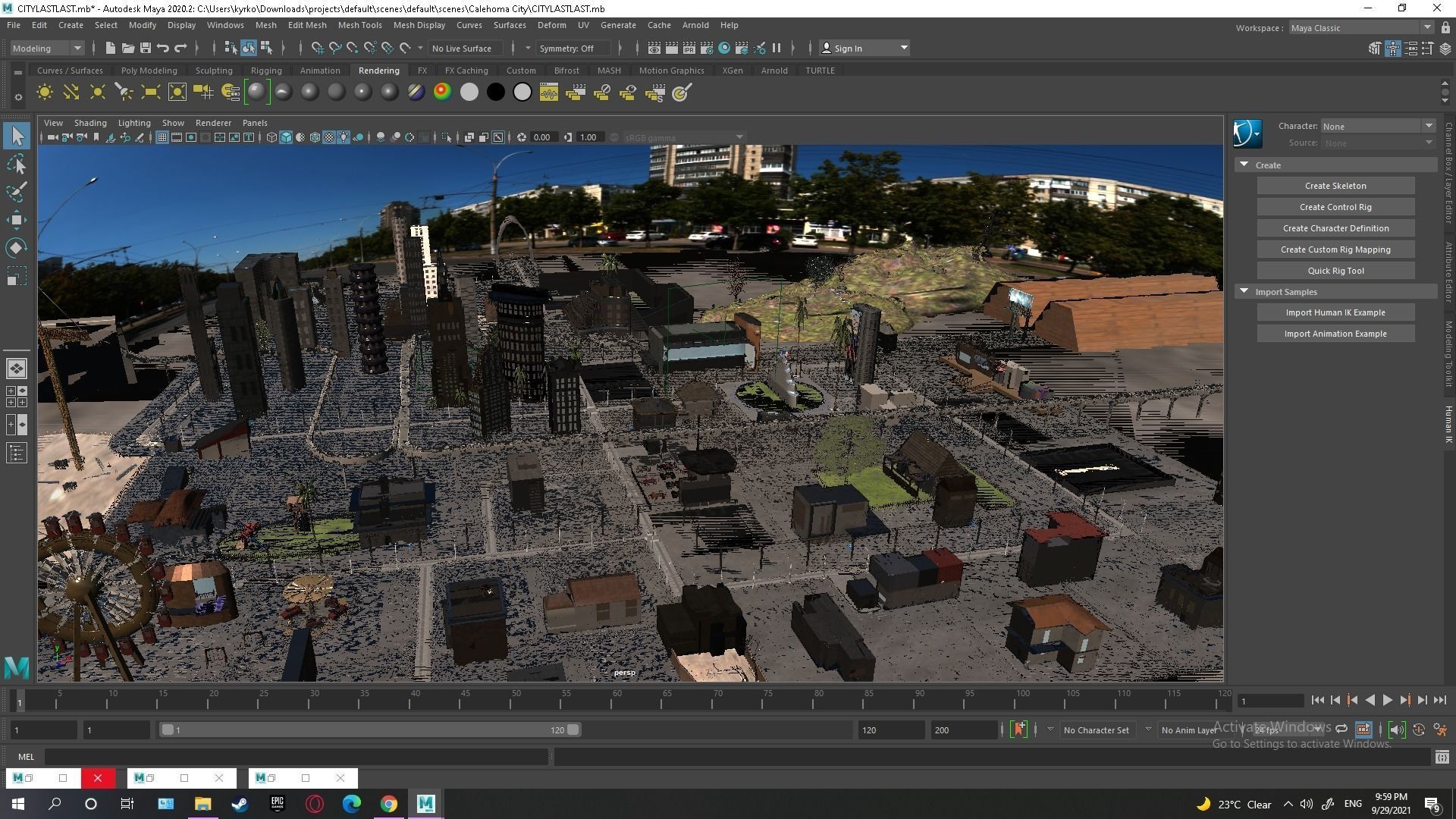 High Poly Belihoma City 3D model_3