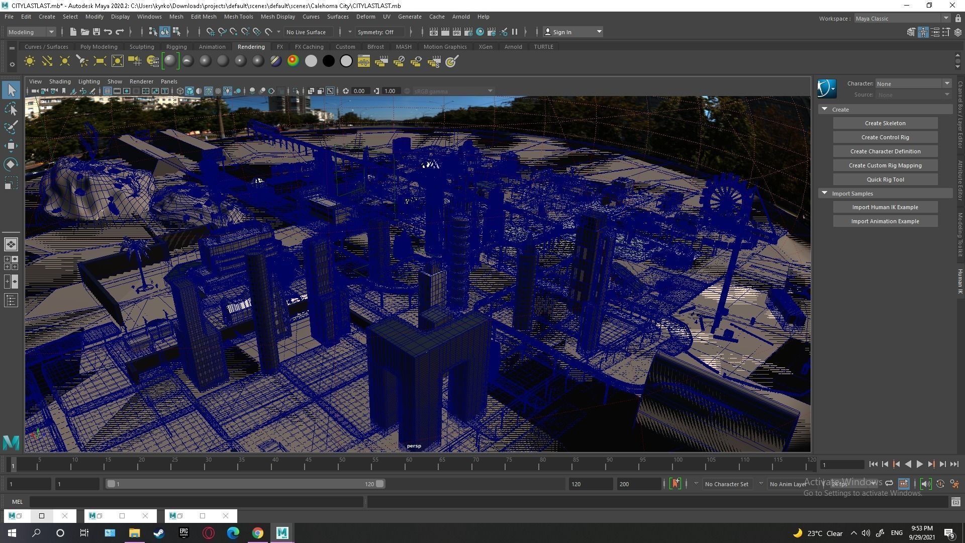 High Poly Belihoma City 3D model_7