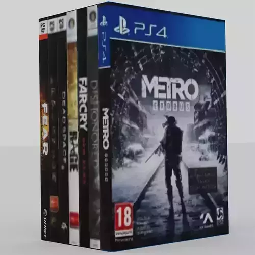 GAMES CASES 3D model