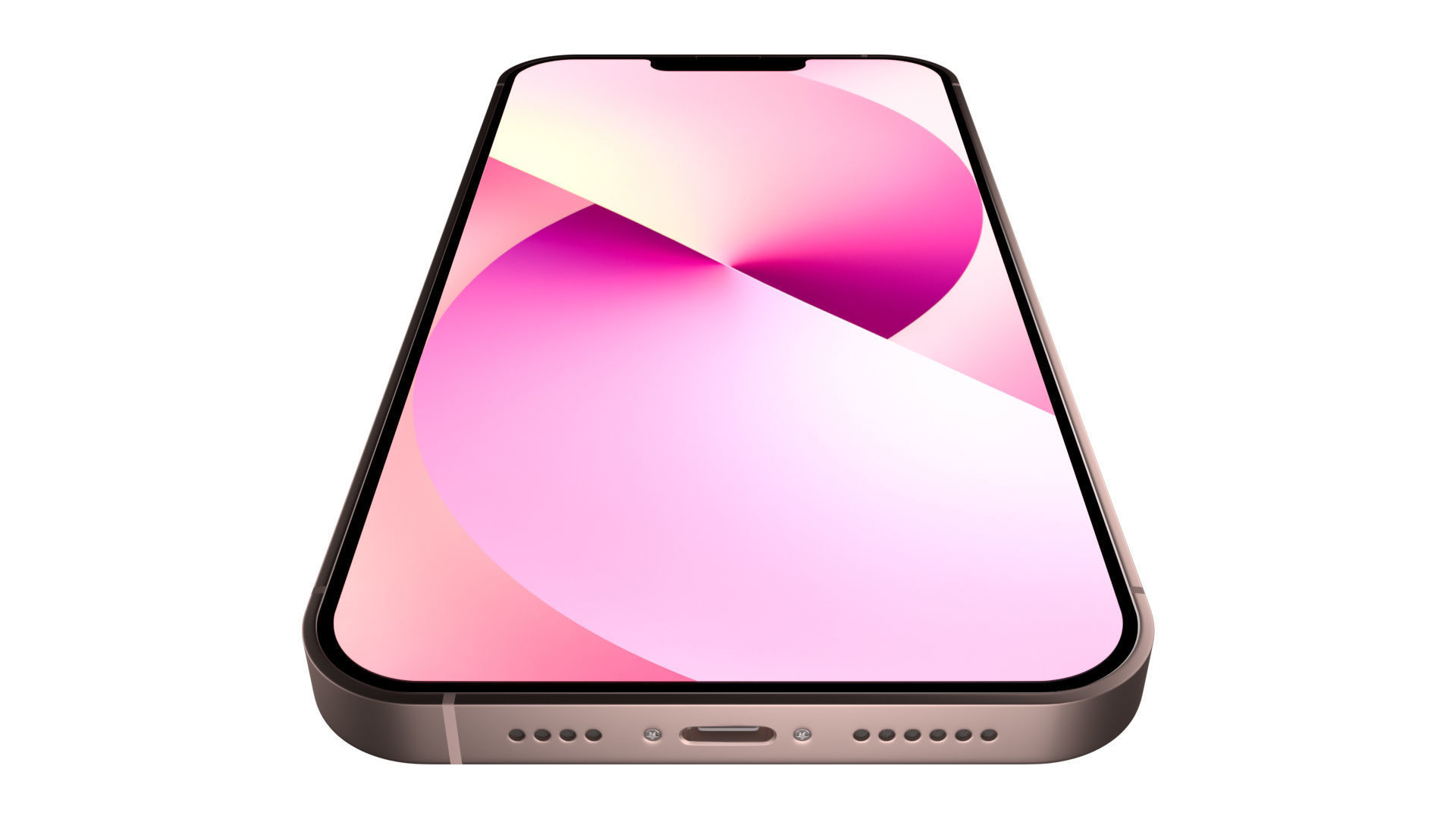Apple iPhone 13 Pink Pro Scene Low-poly 3D model_10