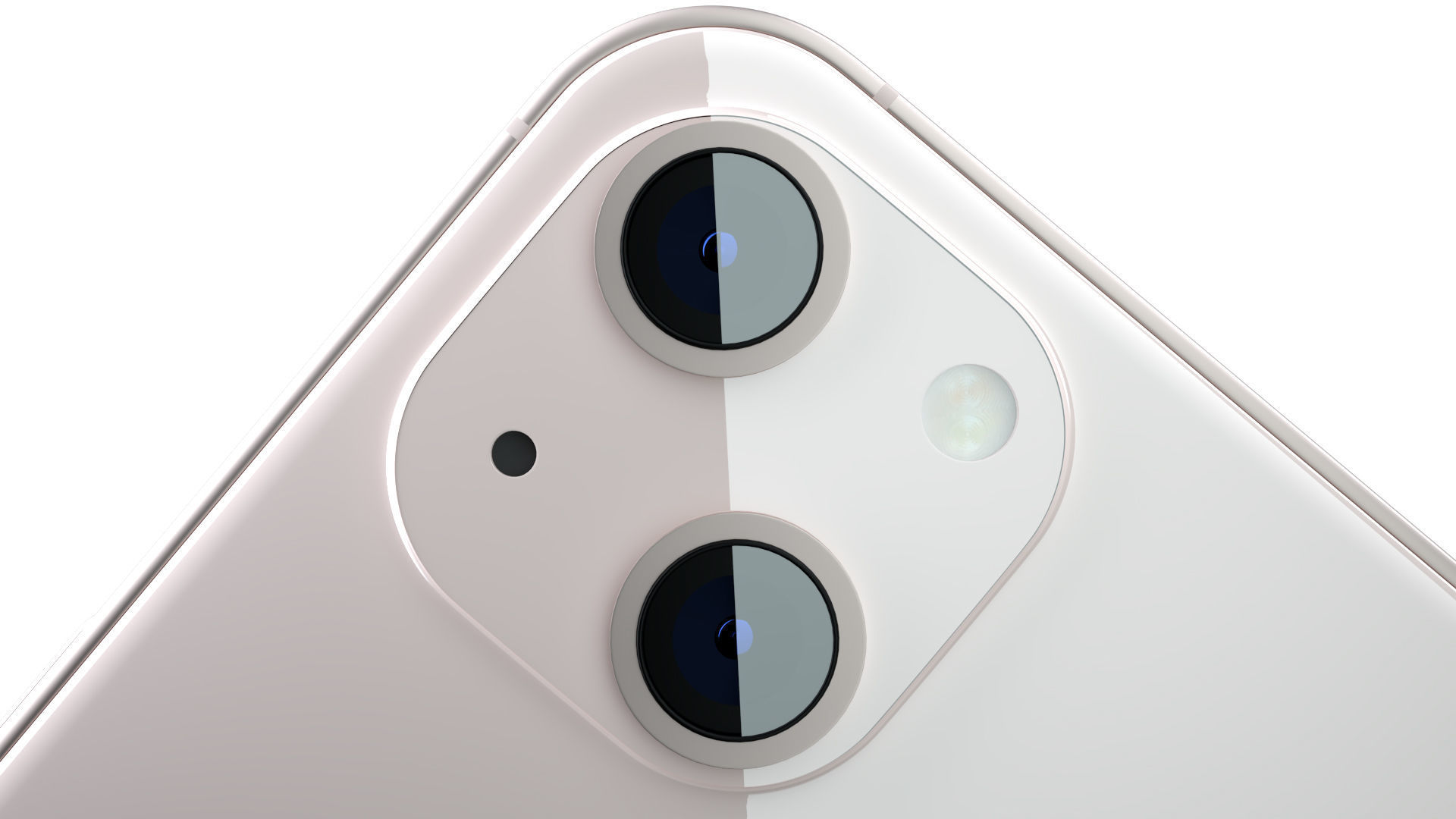 Apple iPhone 13 Pink Pro Scene Low-poly 3D model_12