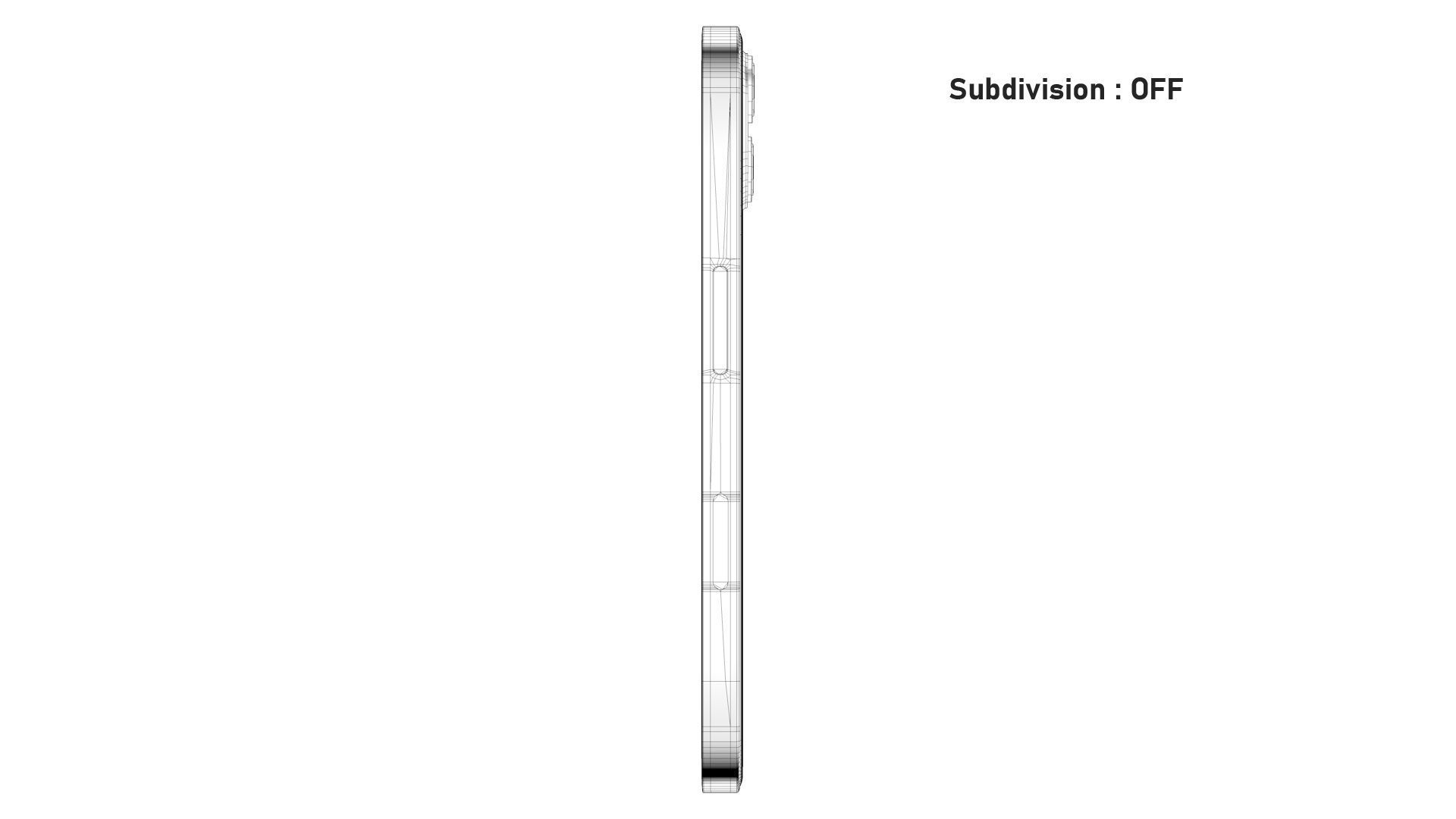 iPhone 13 Starlight Pro Scene Low-poly 3D model_18