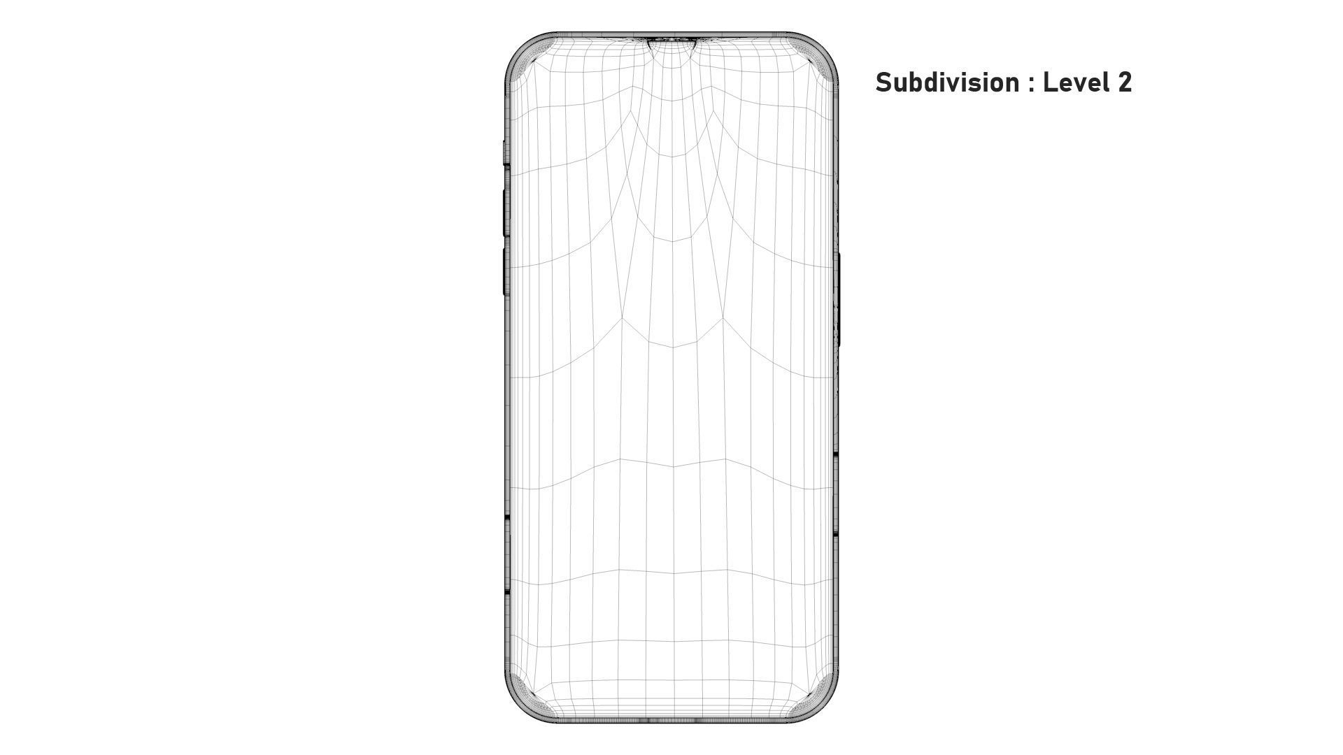 iPhone 13 Starlight Pro Scene Low-poly 3D model_15