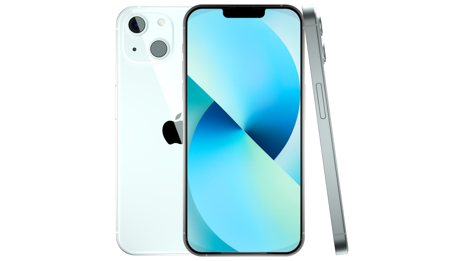 iPhone 13 Starlight Pro Scene Low-poly 3D model_3