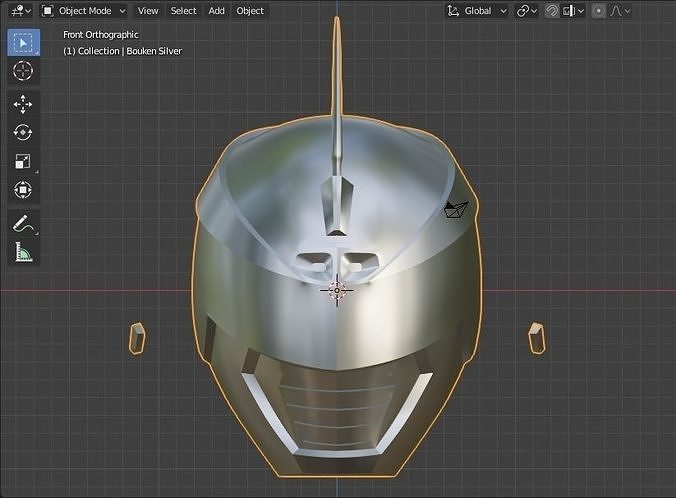 Operation Overdrive Silver Helmet - Boukenger 3D print model