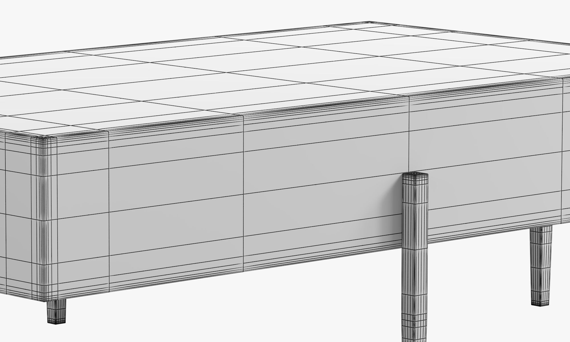 Joybird Declan Coffee Table 3D model_7