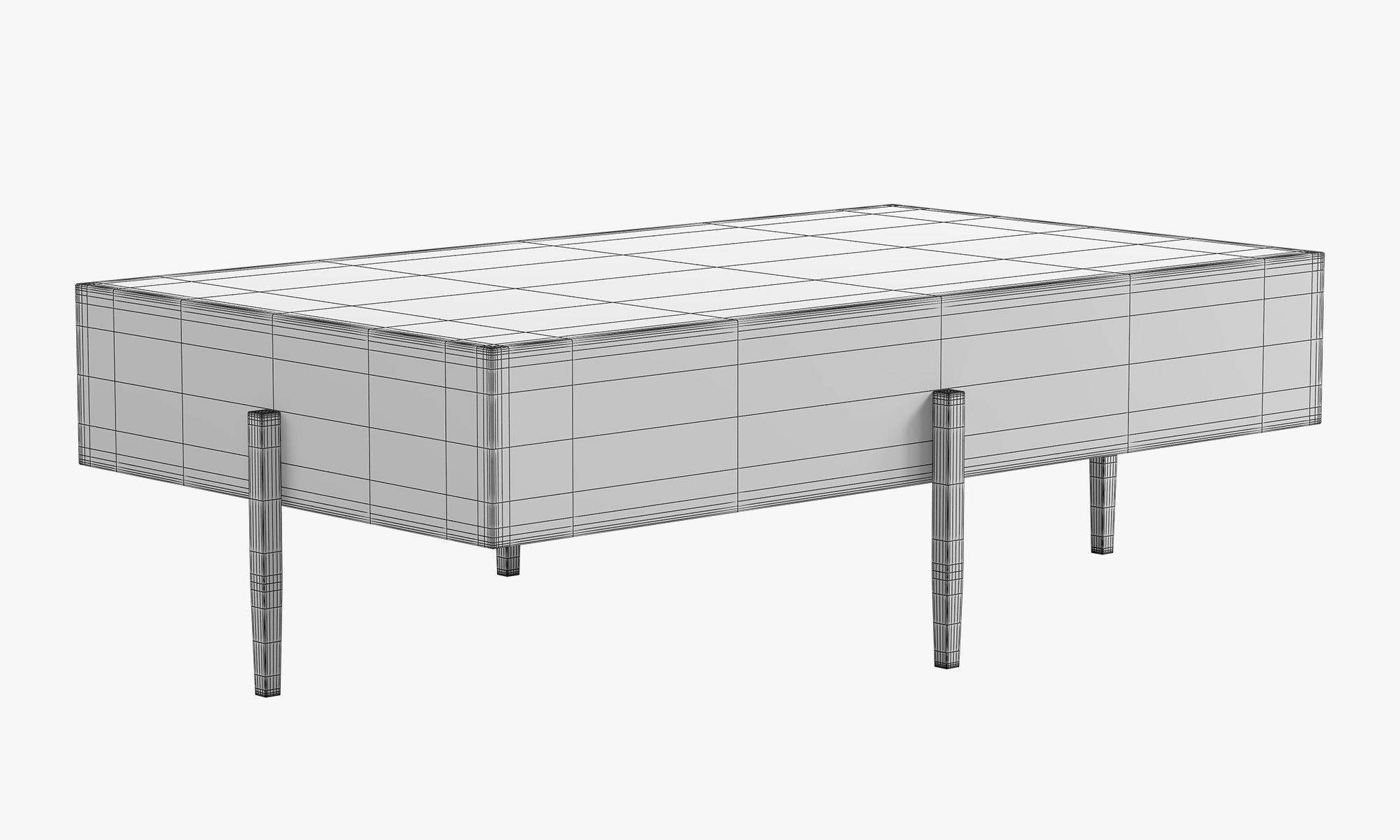 Joybird Declan Coffee Table 3D model_8