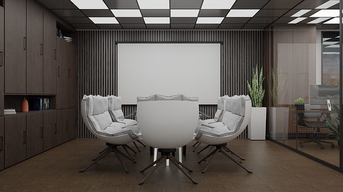 Office 3D model 6