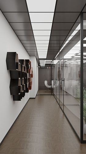 Office 3D model 4